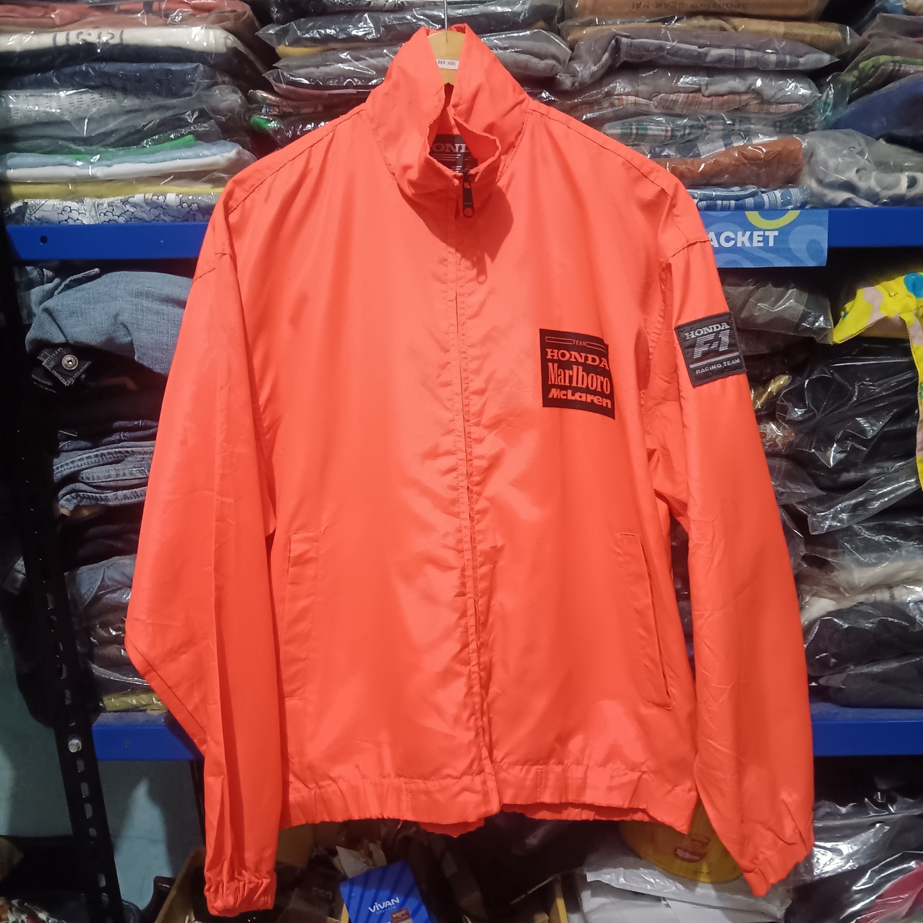 Formula 1 × Vintage Vintage Honda F1 racing team AYRTON SENNA jacket Size US L / EU 52-54 / 3 - 1 Thumbnail
