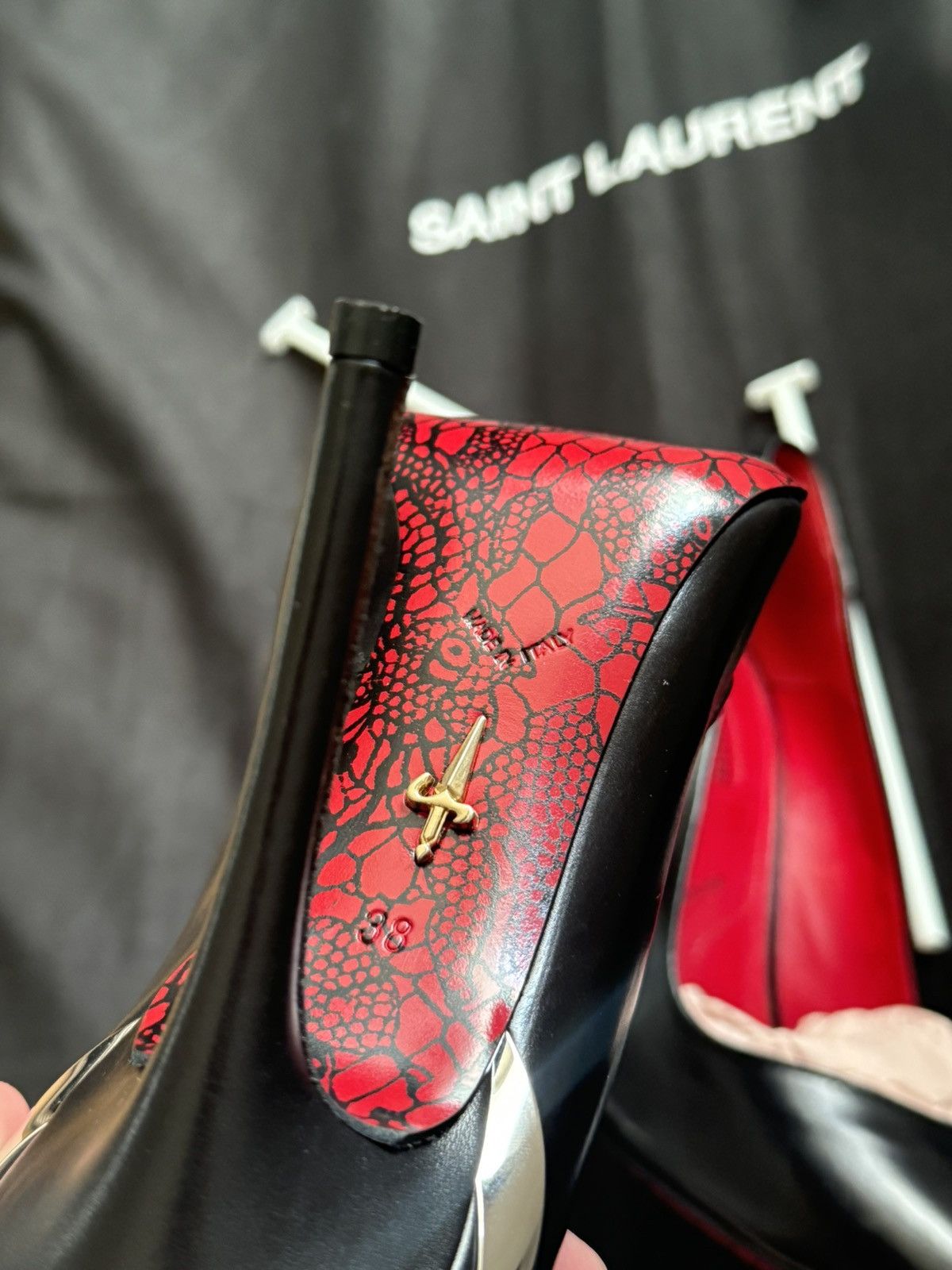Paciotti Cesare Paciotti Dagger Heels Size US 7 / IT 37 - 9 Thumbnail