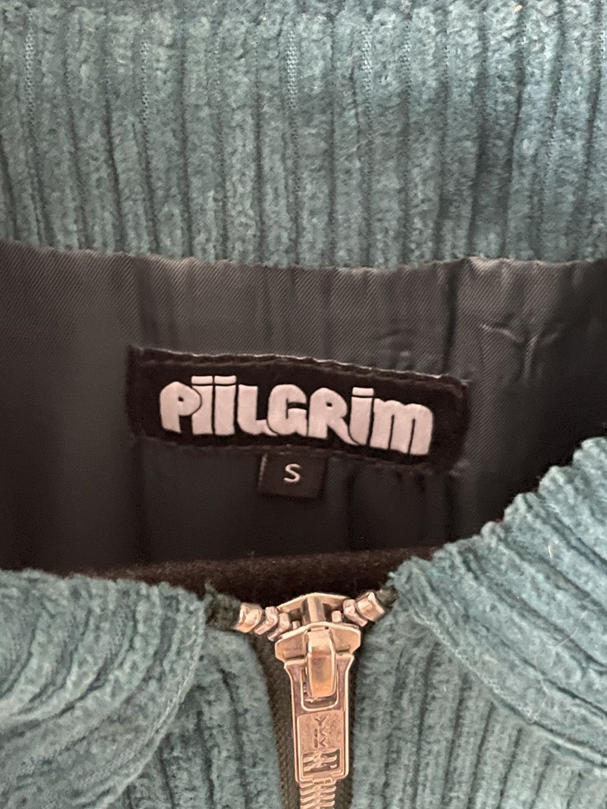 Other Piilgrim Teal Wide Wale Corduroy Zip-Up Jacket Size US S / EU 44-46 / 1 - 2 Thumbnail