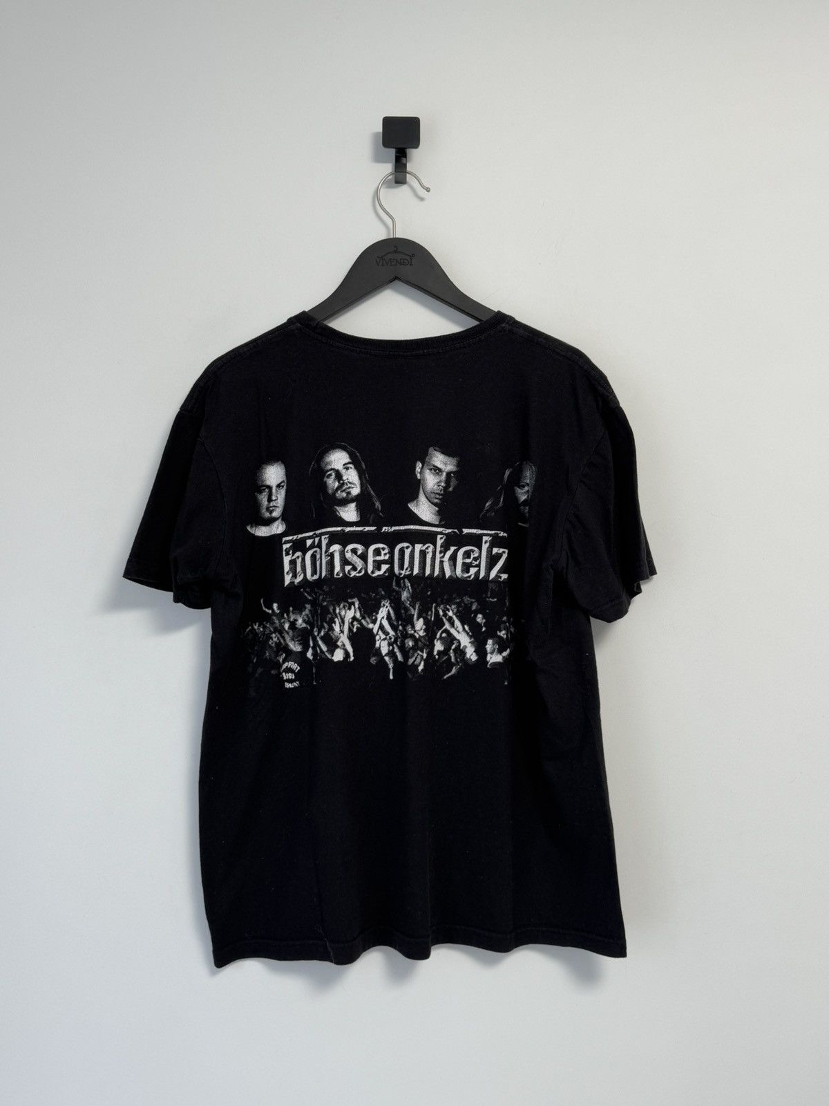 Designer × Japanese Brand × Vintage Vintage Bohse Onkelz Rock Band T-Shirt Black Big Logo Size US L / EU 52-54 / 3 - 8 Thumbnail