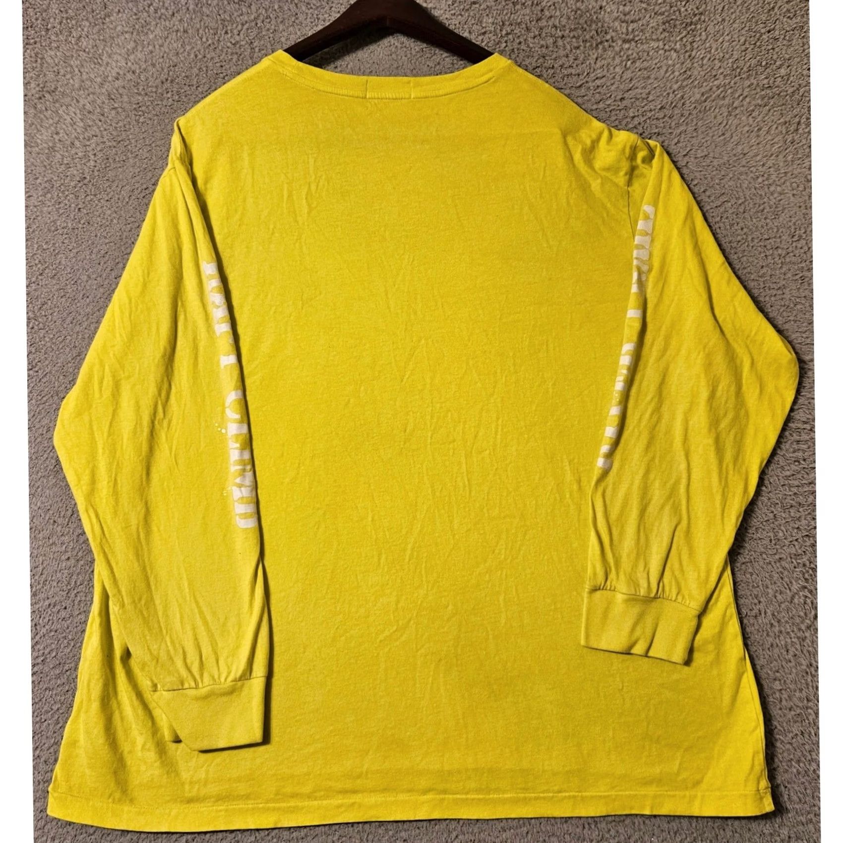 Polo Ralph Lauren Polo Ralph Lauren T-Shirt Big 2X Mens Crew Neck Long Sleeve Desert Expedition Graphic Print Yellow Size US XXL / EU 58 / 5 - 2 Thumbnail