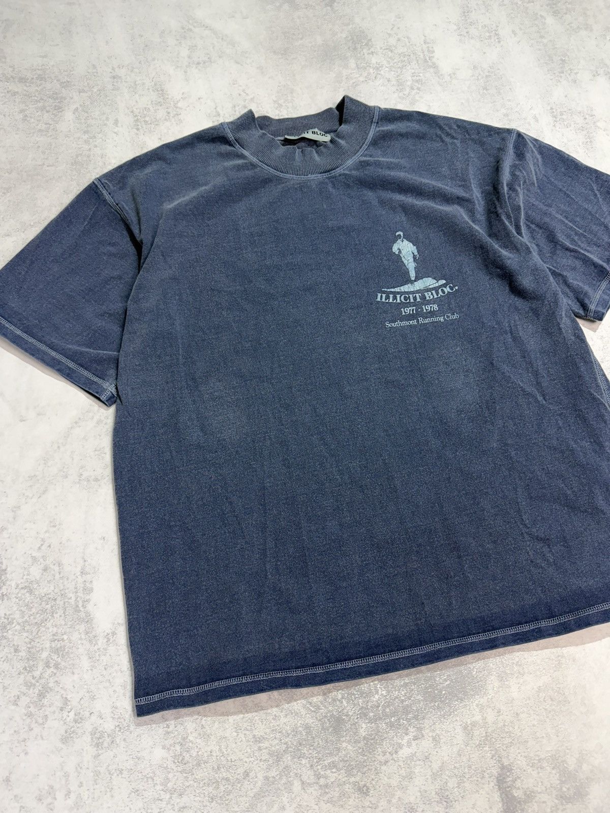 Cole Buxton Illicit Bloc Southmont Running Club Vintage Wash Graphic Tee Size US M / EU 48-50 / 2 - 3 Thumbnail