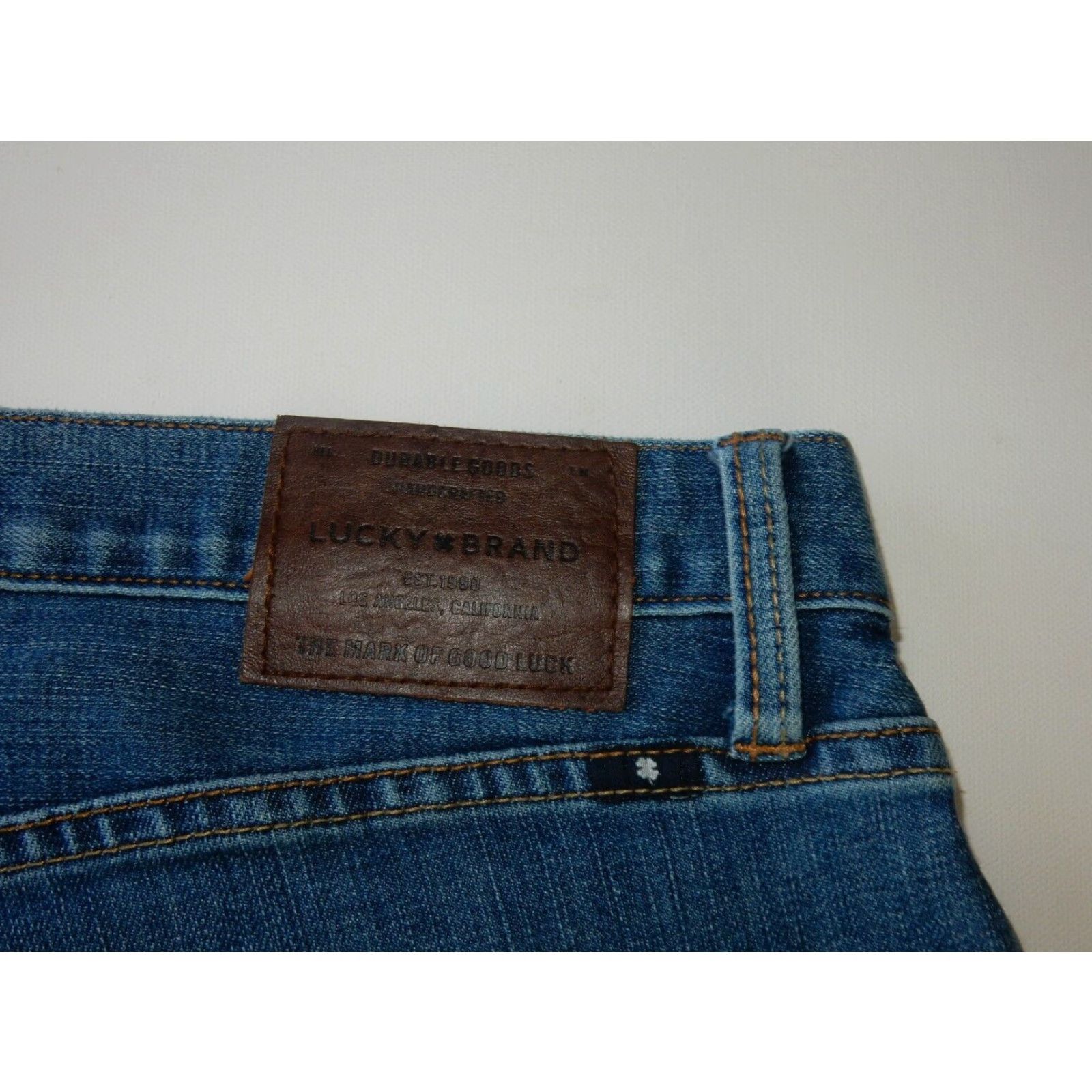 Lucky Brand VINTAGE Lucky Brand Men's Jeans Size 38x34 Straight Denim Blue 90s Fashion Size US 38 / EU 54 - 2 Thumbnail