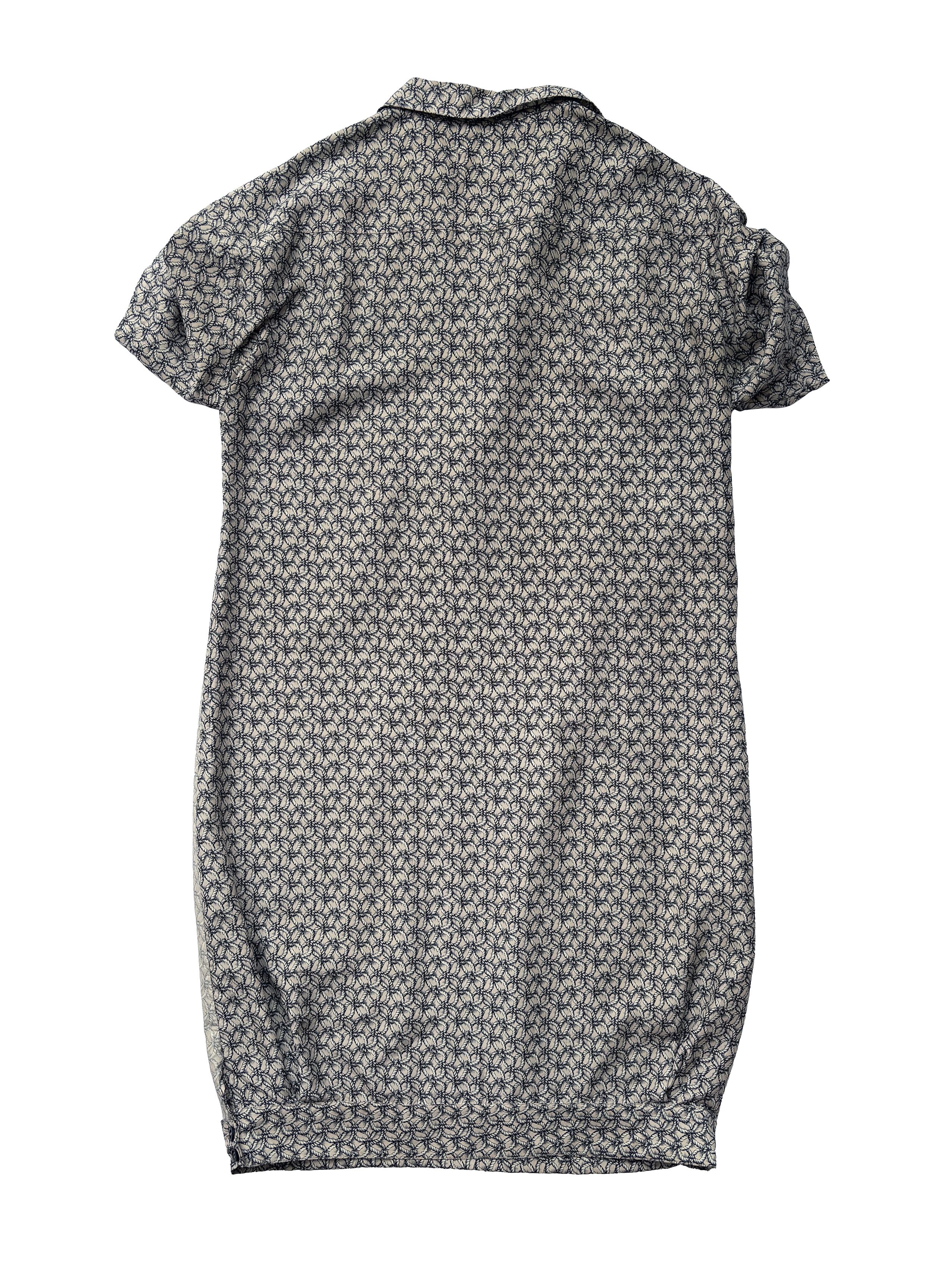 Hussein Chalayan ⚡️QUICK SALE⚡️Hussein Chalayan Gray Silk Cross-Over Dress Size M / US 6-8 / IT 42-44 - 3 Thumbnail