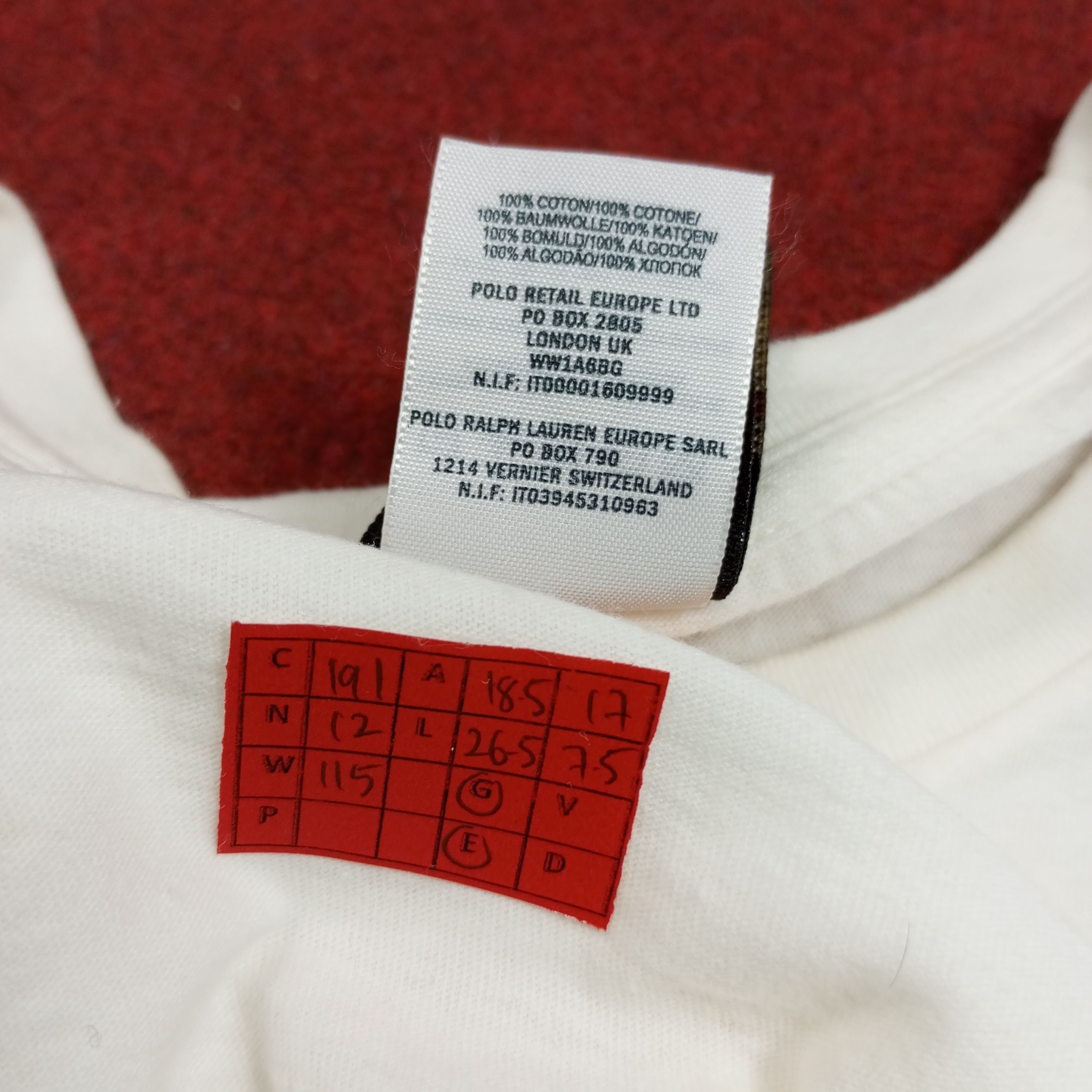 RRL Ralph Lauren × Ralph Lauren × Vintage RRL Ralph Lauren Fashion Brand Center Logo Design Tshirt Size US S / EU 44-46 / 1 - 11 Thumbnail