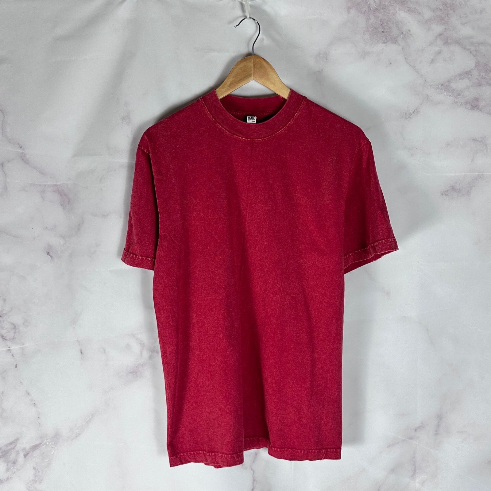 Los Angeles Apparel Red Overdyed Tee Size US S / EU 44-46 / 1 - 1 Thumbnail