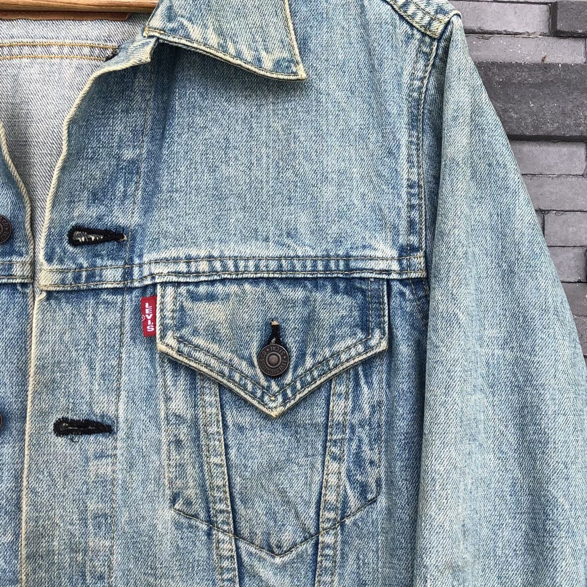 Levi's Vintage Clothing Vintage 90s LEVIS BIG E Trucker Jacket Size US M / EU 48-50 / 2 - 3 Thumbnail