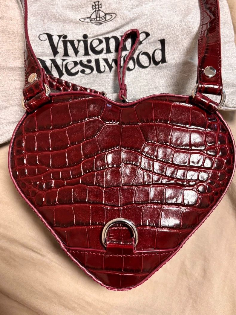 Vivienne Westwood vivienne westwood size os A red shoulder bag with a wine la Size ONE SIZE - 2 Thumbnail