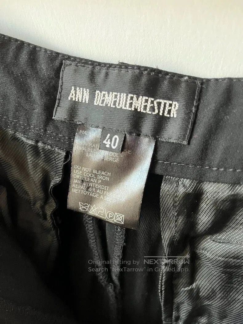 Ann Demeulemeester AnnDemeulemeester Wool Blend Trousers. Size US 40 / EU 56 - 1 Thumbnail