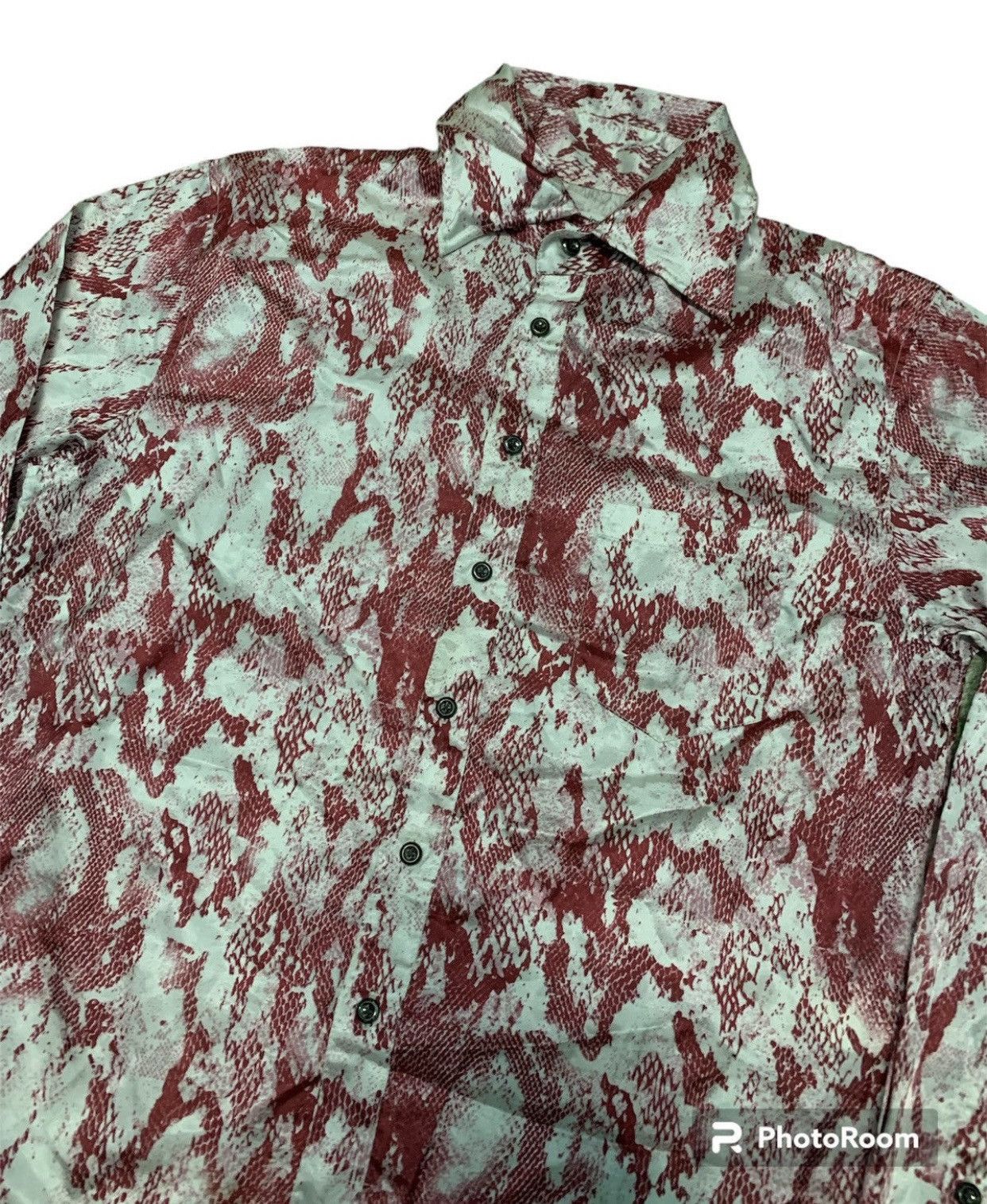 semanticdesign 💥Semantic Design Snake Print Button Shirt Size M / US 6-8 / IT 42-44 - 2 Thumbnail