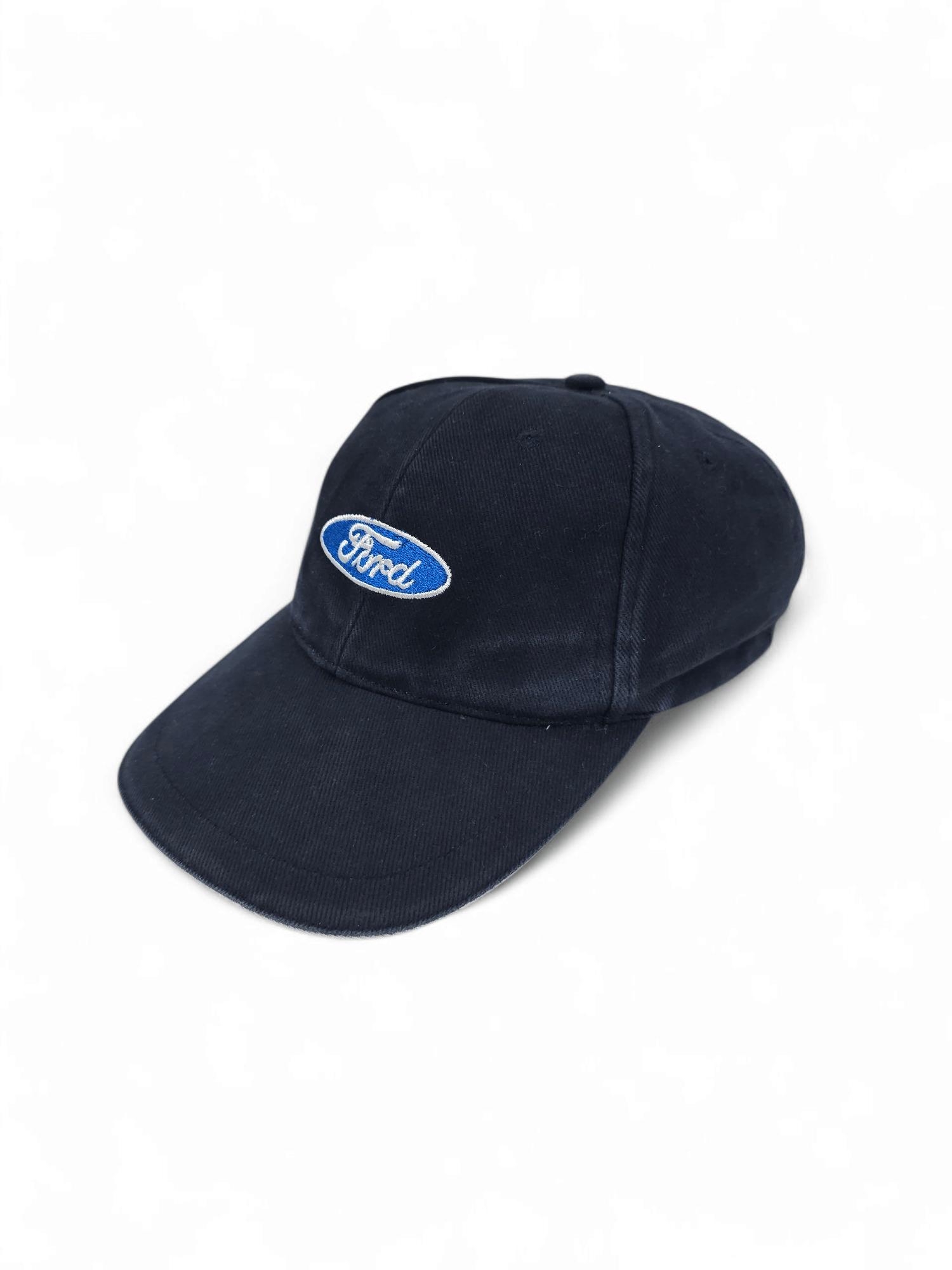 Ford 💎 Vintage Y2K Ford Black Navy Strapback Hat Cap Logo 90's Size ONE SIZE - 1 Thumbnail