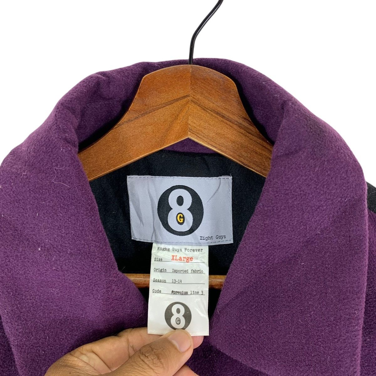 Japanese Brand × Vintage VINTAGE EIGHT GUYS FOREVER PATCH WORK BUTTON JACKET Size US M / EU 48-50 / 2 - 5 Thumbnail
