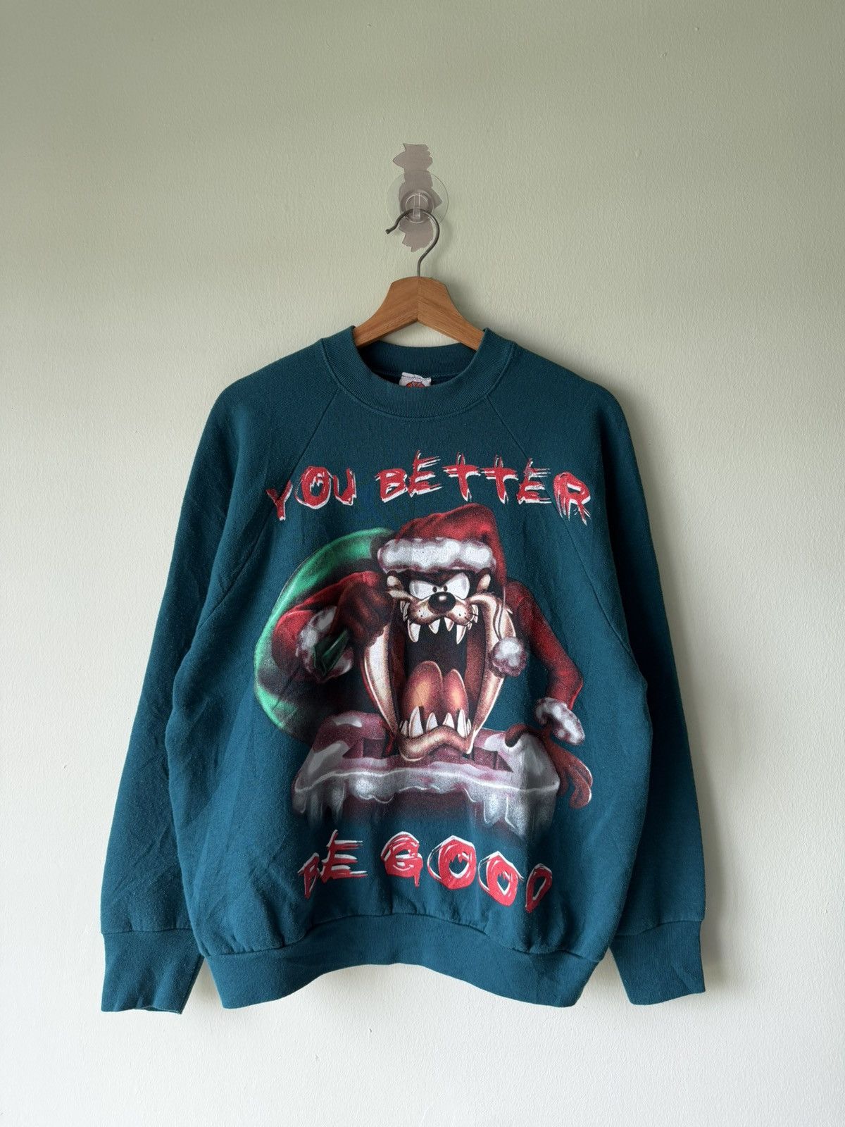 Fruit Of The Loom Vintage Tazmania Christmas Edition Size US L / EU 52-54 / 3 - 1 Thumbnail