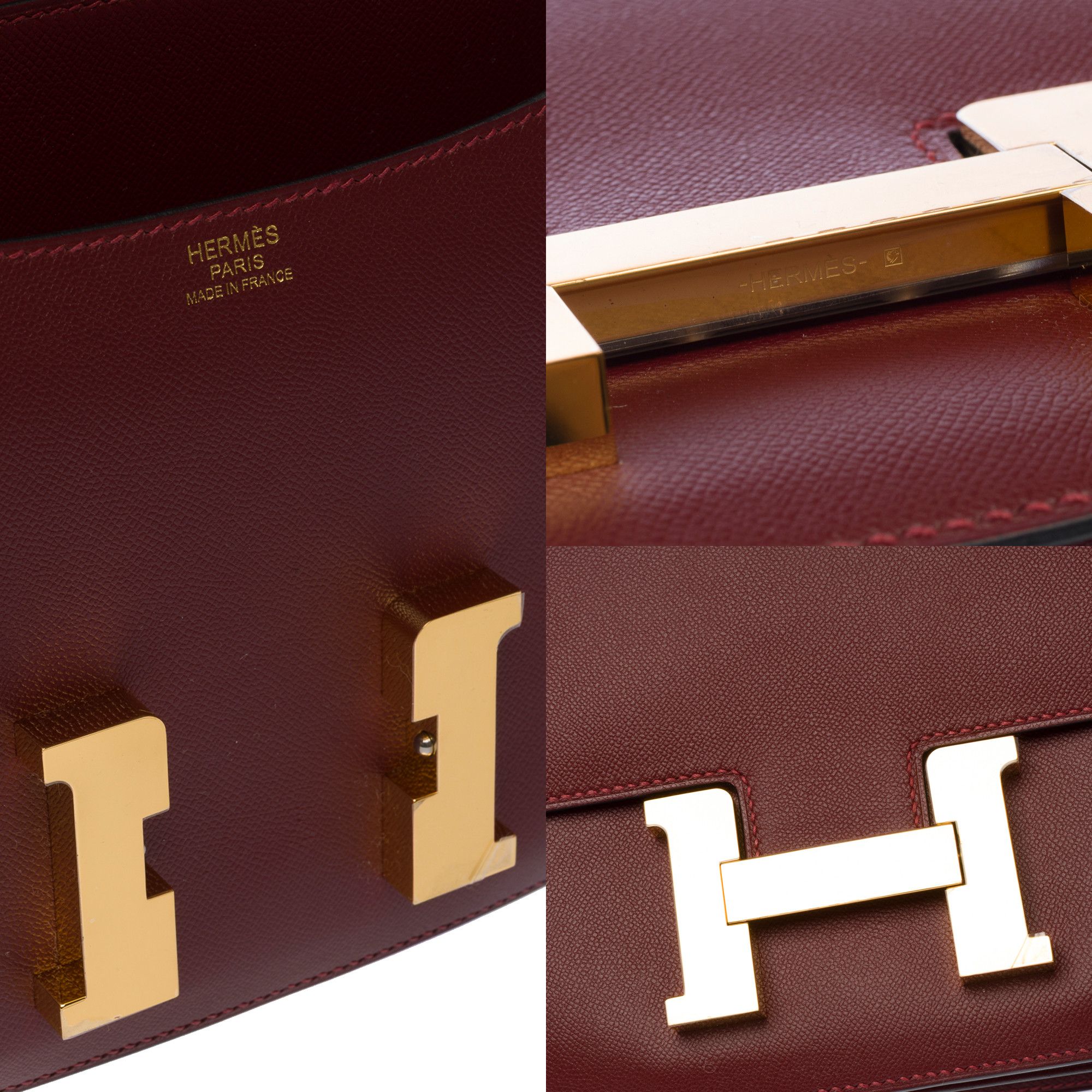 Hermes Hermes Constance in Red Leather Size ONE SIZE - 7 Thumbnail