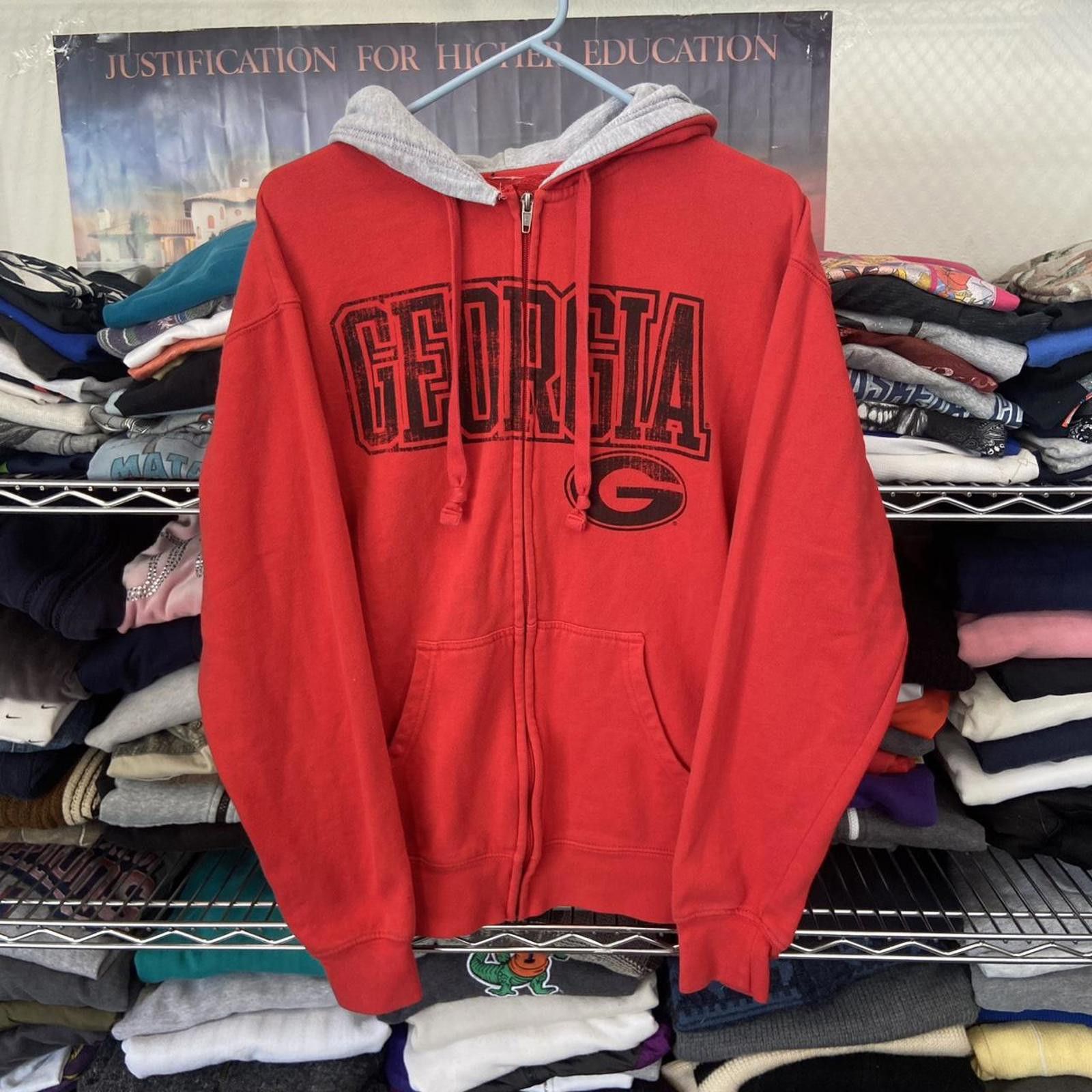 Russell Athletic Russell Georgia bulldogs college zip up hoodie sweatshirt L Size US L / EU 52-54 / 3 - 1 Thumbnail