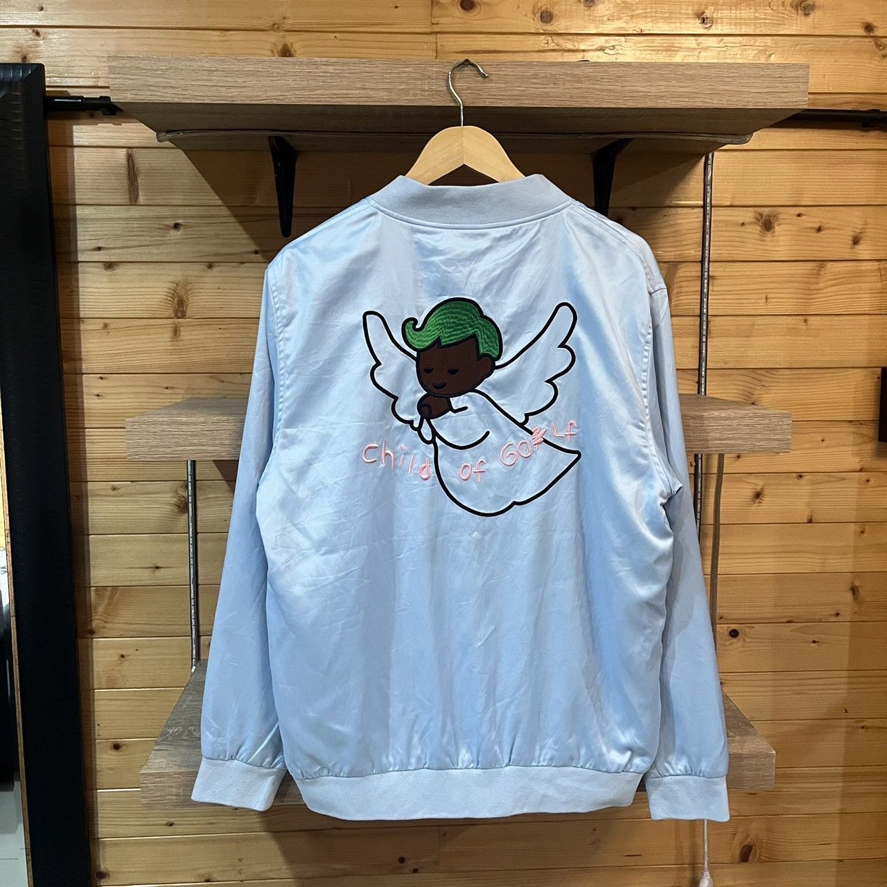 Golf Wang × Golf le Fleur × Tyler The Creator Golf Wang Child of Golf Satin Jacket Size US L / EU 52-54 / 3 - 7 Thumbnail