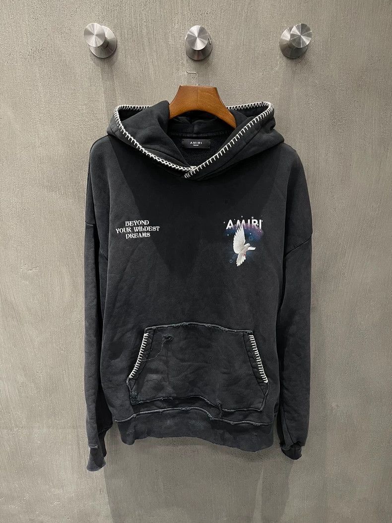 Amiri Amiri makes old peace dove sweater hoodie-2506 Size US M / EU 48-50 / 2 - 1 Thumbnail