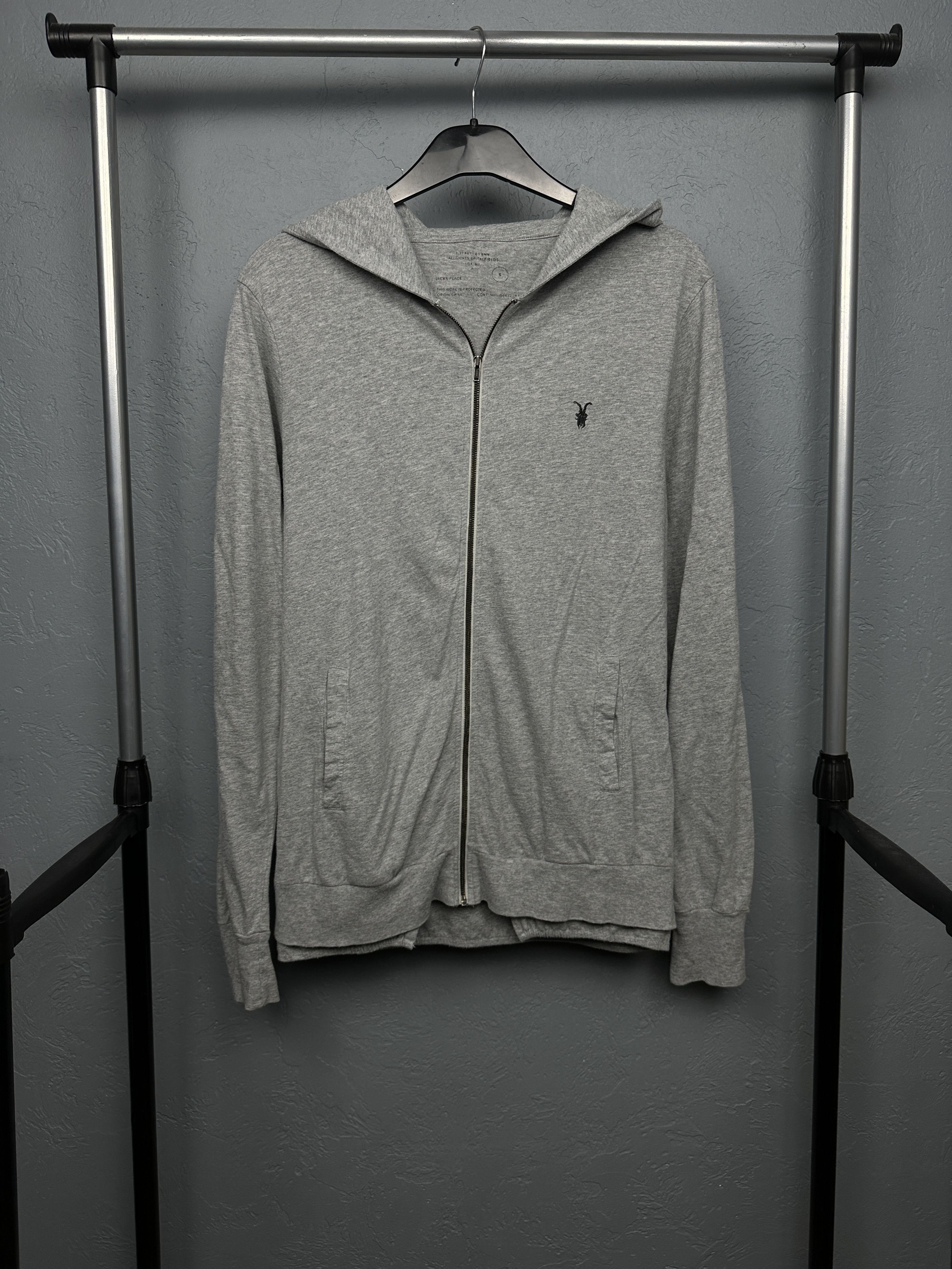 Allsaints Allsaints Vintage Mens Bone Zip Hoodie Size US S / EU 44-46 / 1 - 1 Thumbnail