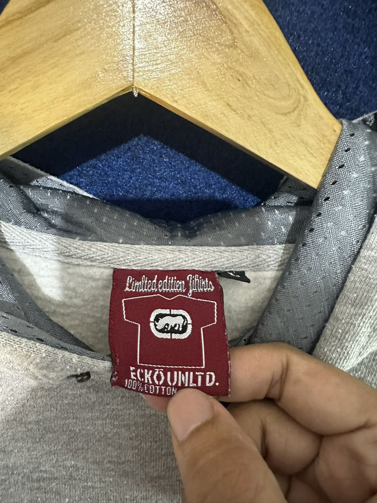 Ecko Unltd. Y2K button up Hoodie Ecko Unltd Chenille Embroidery Logo Size US L / EU 52-54 / 3 - 10 Thumbnail