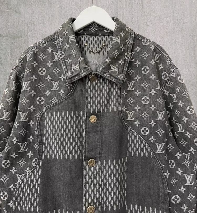 Louis Vuitton × Nigo Monogram Denim Jacket Size US L / EU 52-54 / 3 - 2 Thumbnail