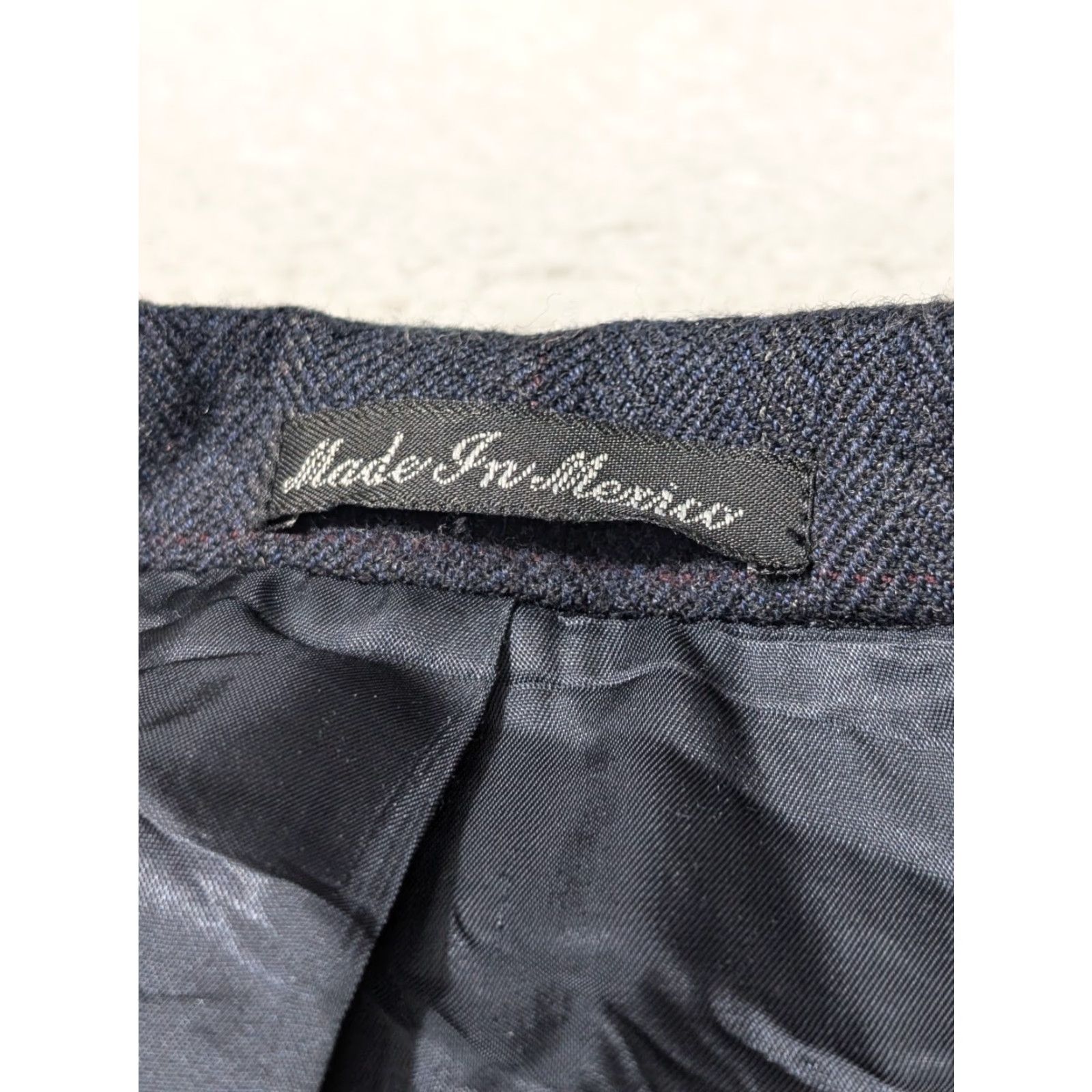 Ralph Lauren Lauren Ralph Lauren Blazer Mens 54L Blue Harringbone Plaid Two Button Sport Coat Size 54R - 2 Thumbnail