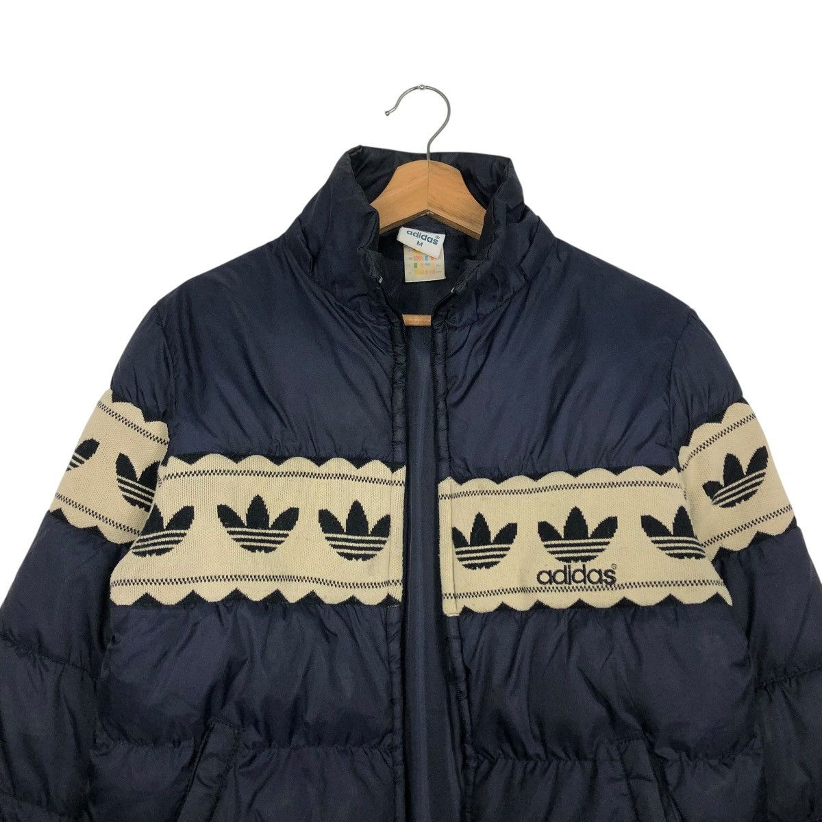 Adidas 🔥VINTAGE ADIDAD PUFFER JACKET QUILTED FULL PRINT Size US M / EU 48-50 / 2 - 5 Thumbnail