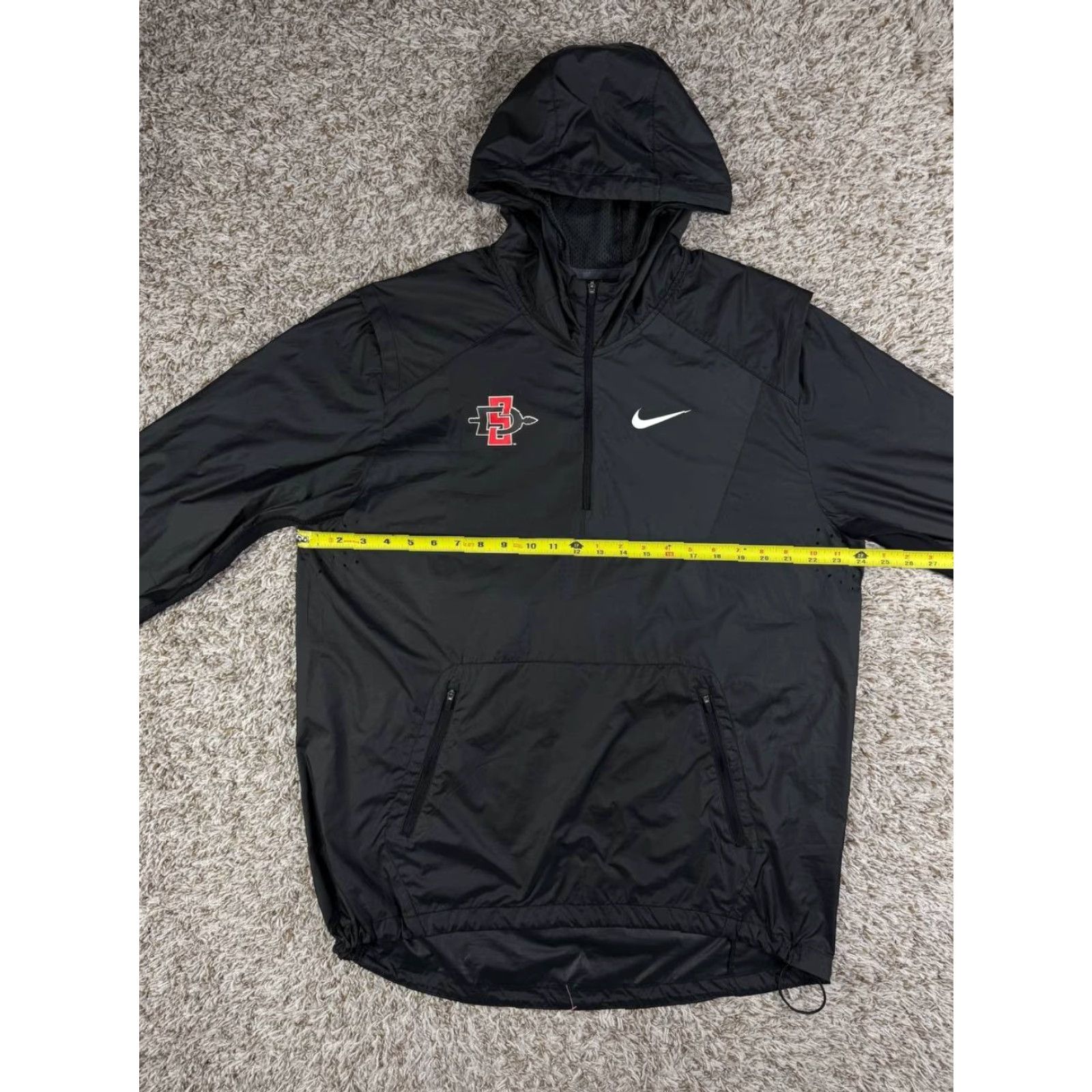 Nike Nike Speed Fly Rush Windbreaker Jacket Men L Black Windbreaker Running & Jogging Mens Size Large Size US L / EU 52-54 / 3 - 6 Thumbnail