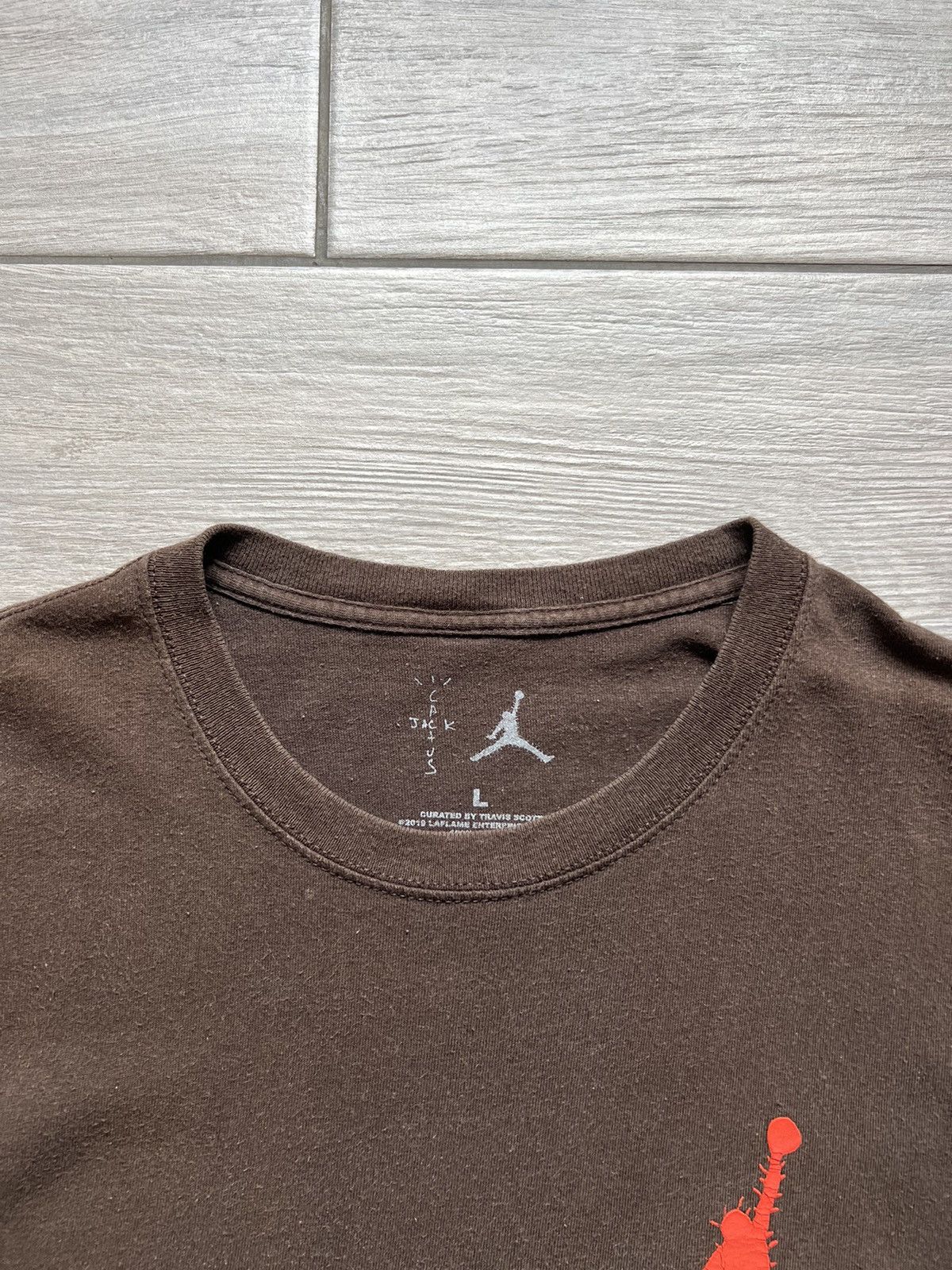Band Tees × Rap Tees × Snipes T-shirt Nike cactus jack Travis Scott Brown Size L Size US L / EU 52-54 / 3 - 5 Thumbnail