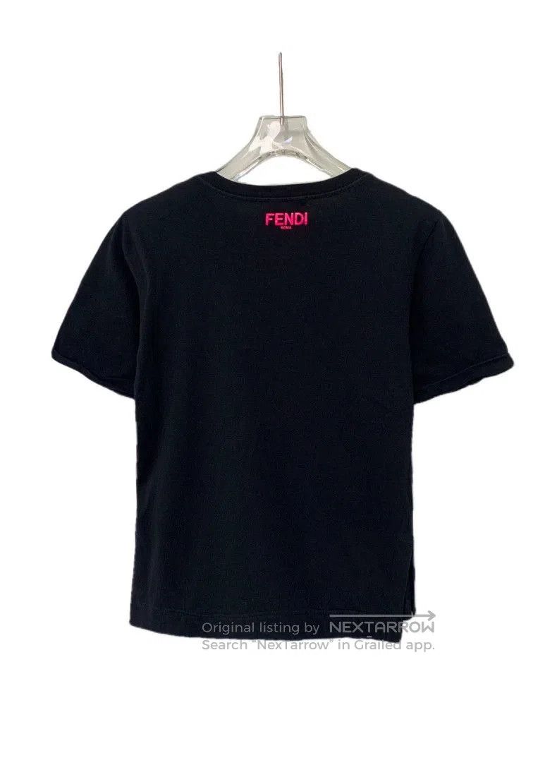 Fendi Fendi Monster Eye Black Cotton T. Size US M / EU 48-50 / 2 - 2 Thumbnail
