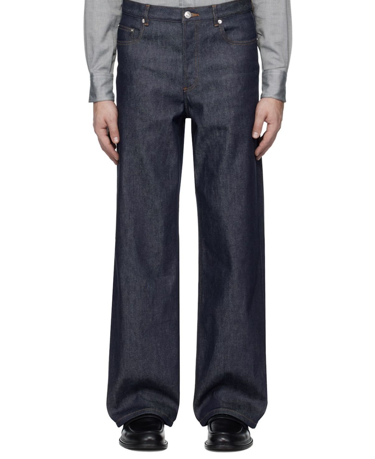 A.P.C. A.P.C. Aaron Jean (Indigo) Size US 32 / EU 48 - 6 Thumbnail