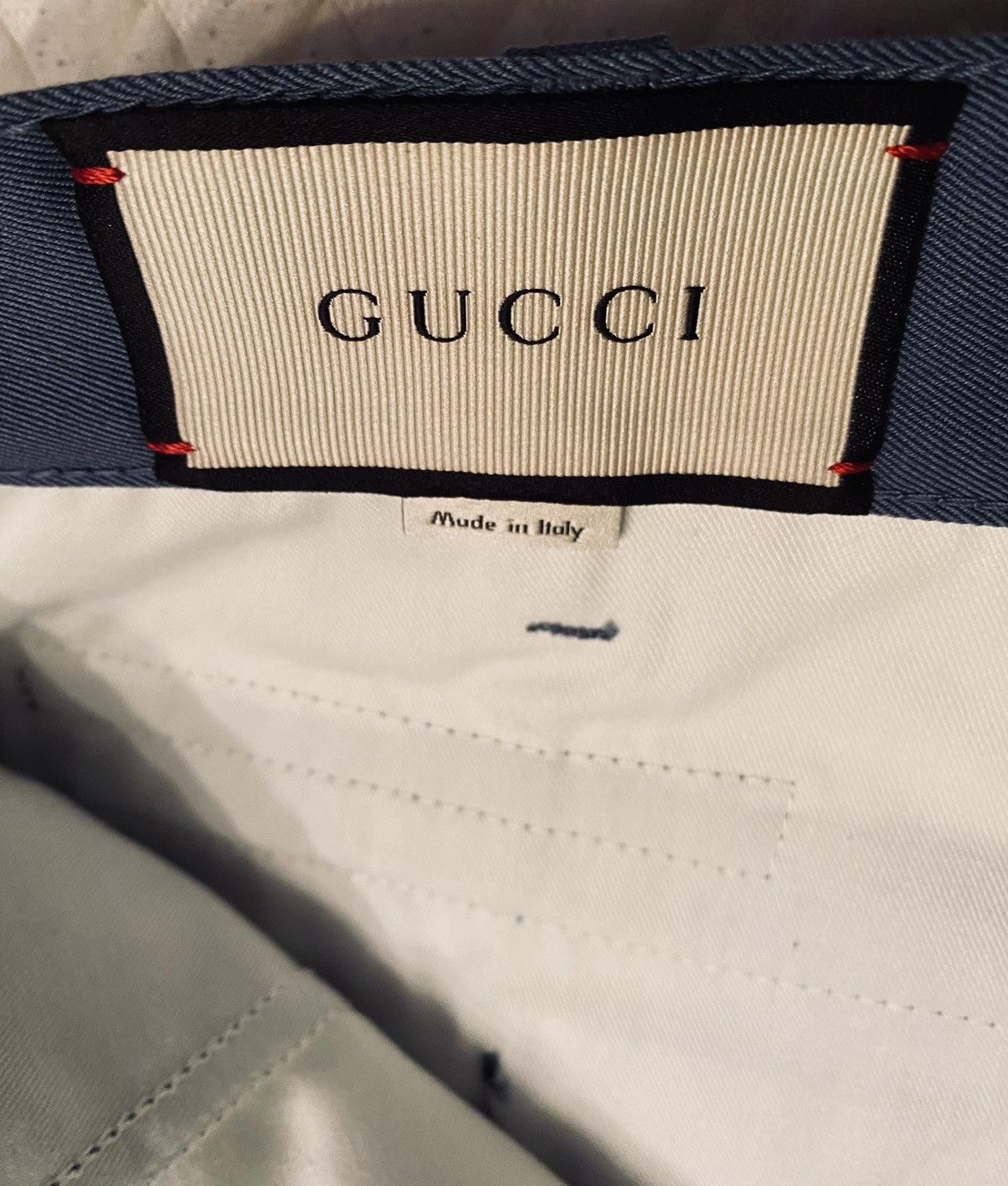 Gucci Gucci 🇮🇹 Blind for Love Thunder Blue Resort Bermudas 36 NWT Size US 36 / EU 52 - 19 Thumbnail