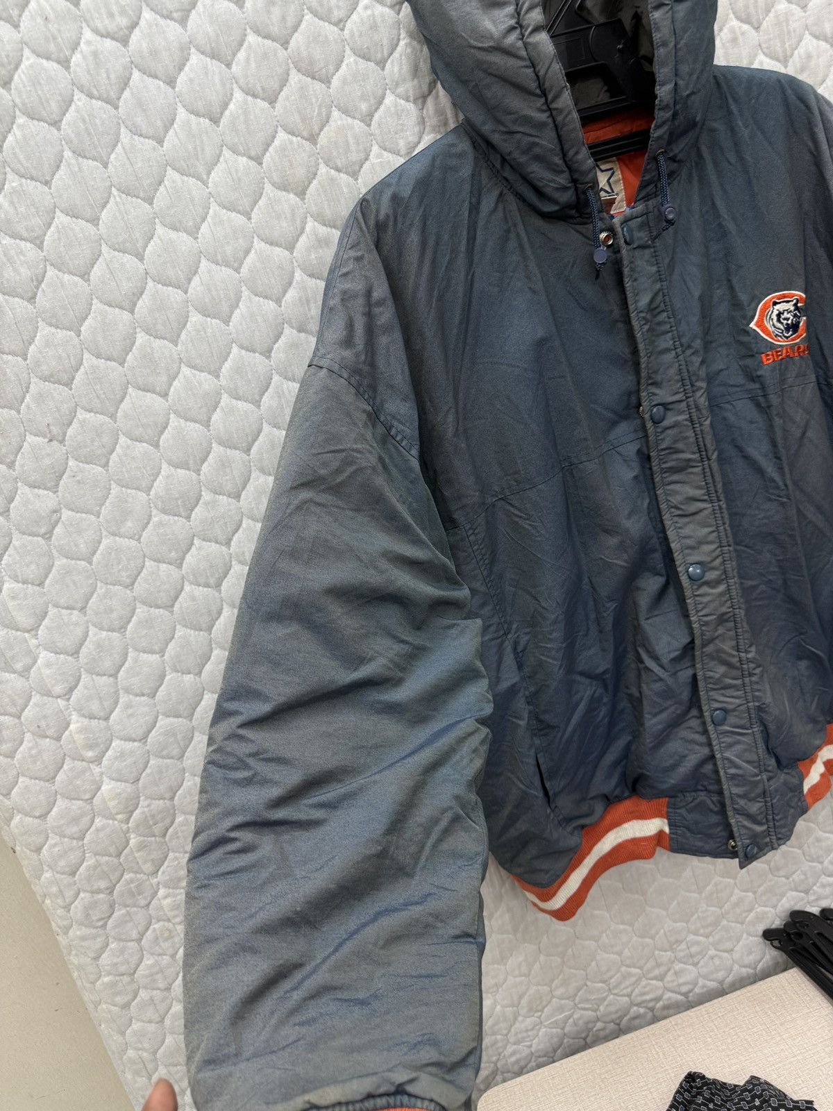 Starter 💥💥🔥STEALS VTG NFL STARTER BEARS SUNFADED JACKET Size US L / EU 52-54 / 3 - 13 Thumbnail