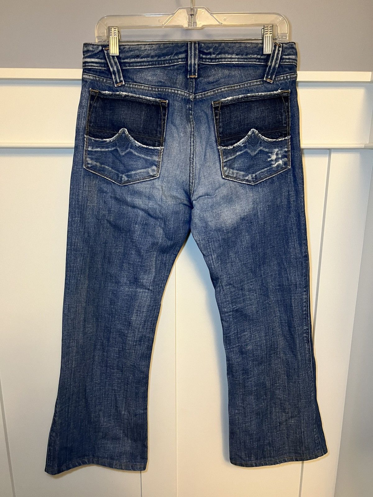 Diesel Vintage Diesel made in Italy distressed flared jeans Size US 29 - 2 Thumbnail