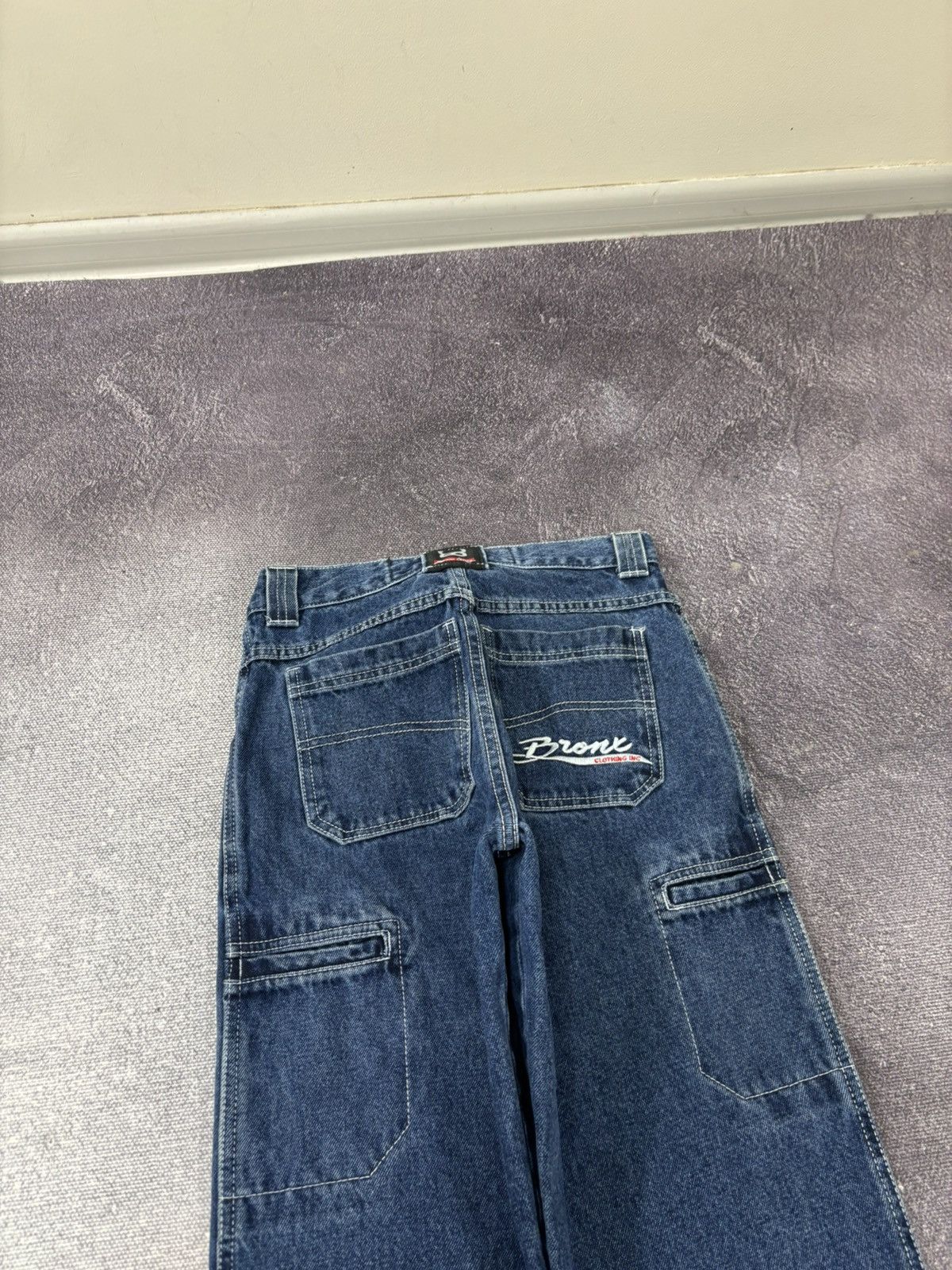 Other Vintage Bronx Clothing Y2K Skate Hype Blue Denim Baggy Jeans Size US 28 / EU 44 - 5 Thumbnail