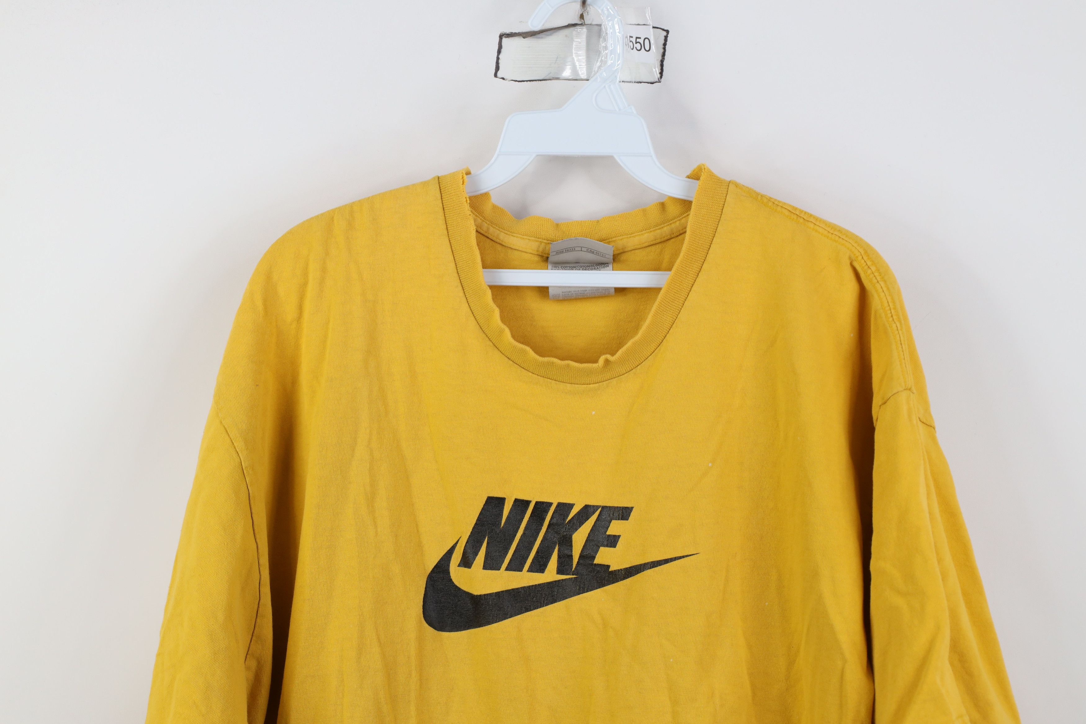Nike Vintage Y2K Nike Scott Spell Out Big Swoosh Logo T-Shirt Size US XL / EU 56 / 4 - 2 Thumbnail
