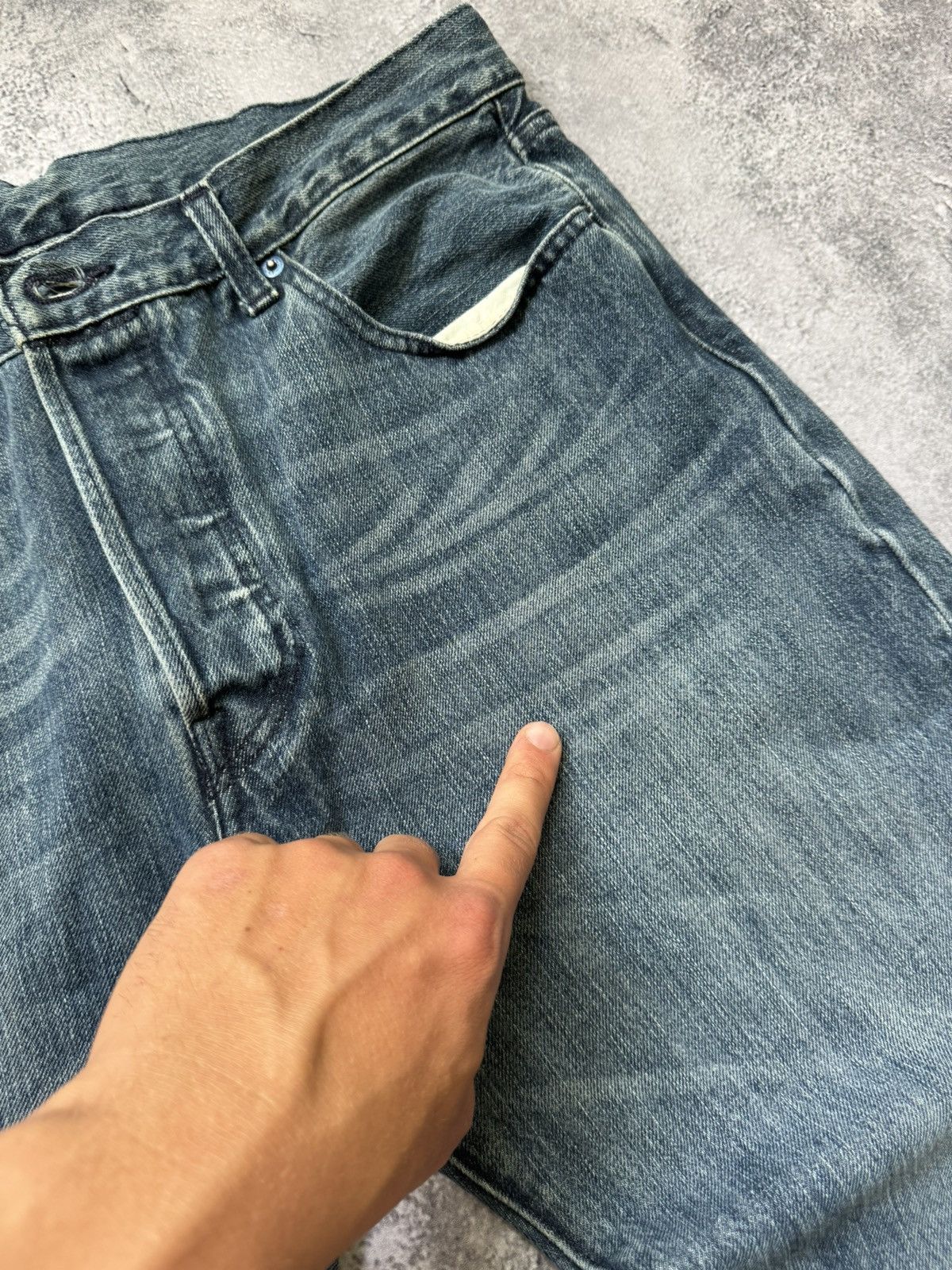 Levi's × Vintage Vintage Levi’s 501 Faded Blue Jeans 34x32 Size US 34 / EU 50 - 18 Thumbnail