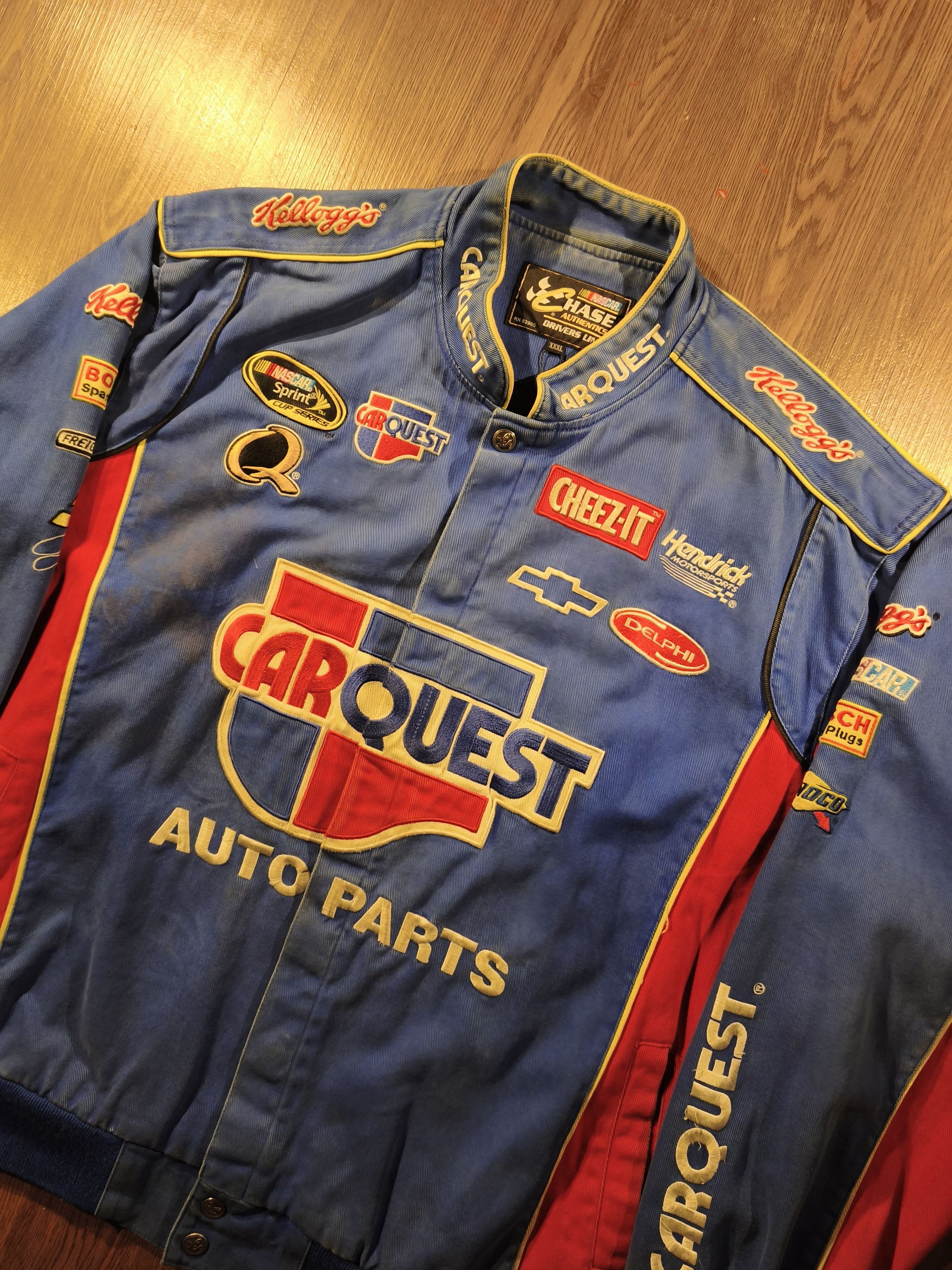 Chase Authentics Vintage Nascar Carquest Jacket by Chase Authentics Size US XXL / EU 58 / 5 - 2 Thumbnail