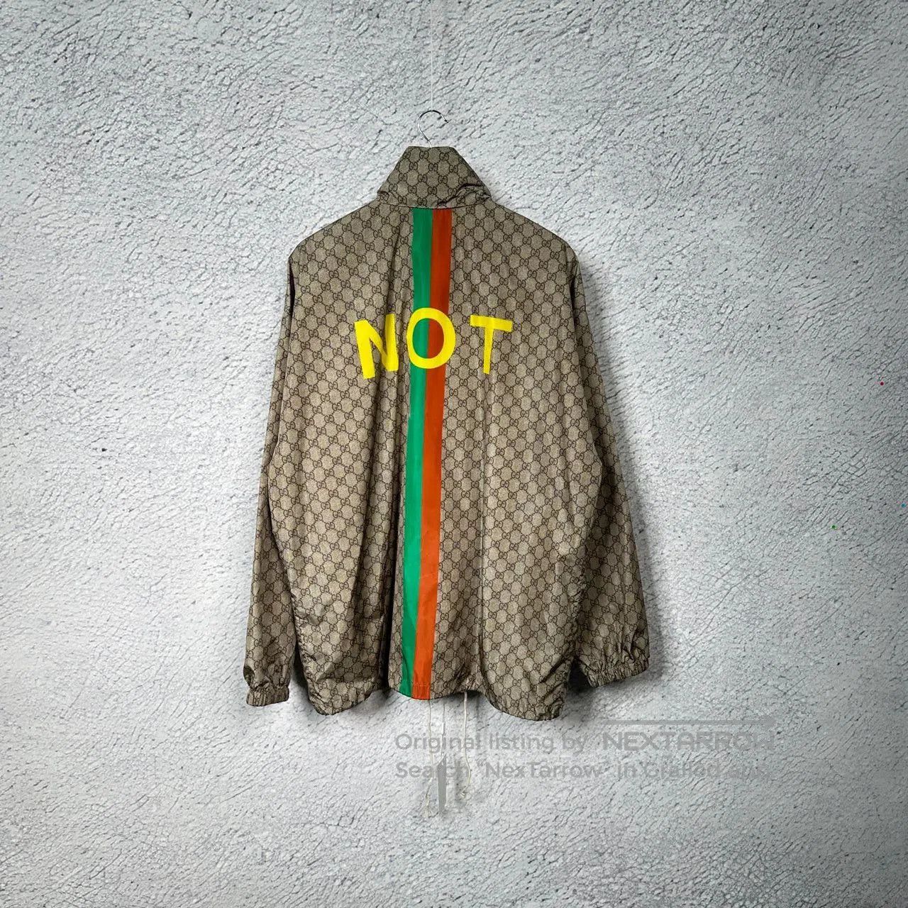 Gucci gucci jacket with fake lettering design. Size US L / EU 52-54 / 3 - 2 Thumbnail
