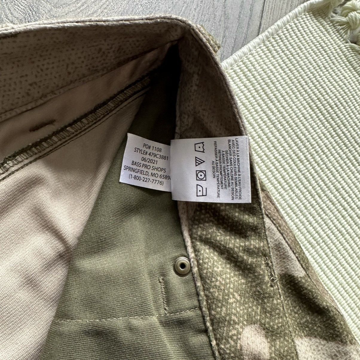 Cabelas Cabelas Microtex Camo Cargo Outdoor Pants Size US 30 / EU 46 - 4 Thumbnail