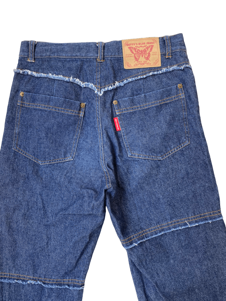 Japanese Brand Flared Shinji Abe Betty Blue Multipocket Jeans Size US 29 - 4 Thumbnail
