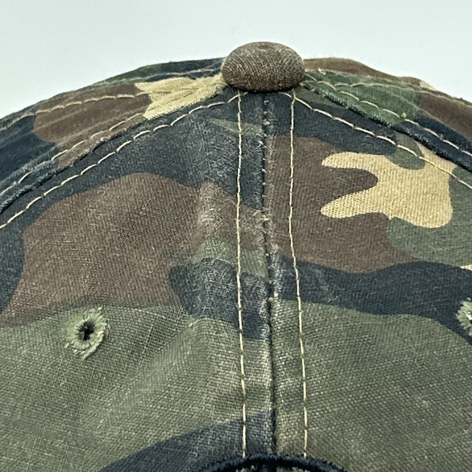 Vintage Vintage 90s Buck Stops Here Hat Baseball Cap Hunting Camo Size ONE SIZE - 10 Thumbnail