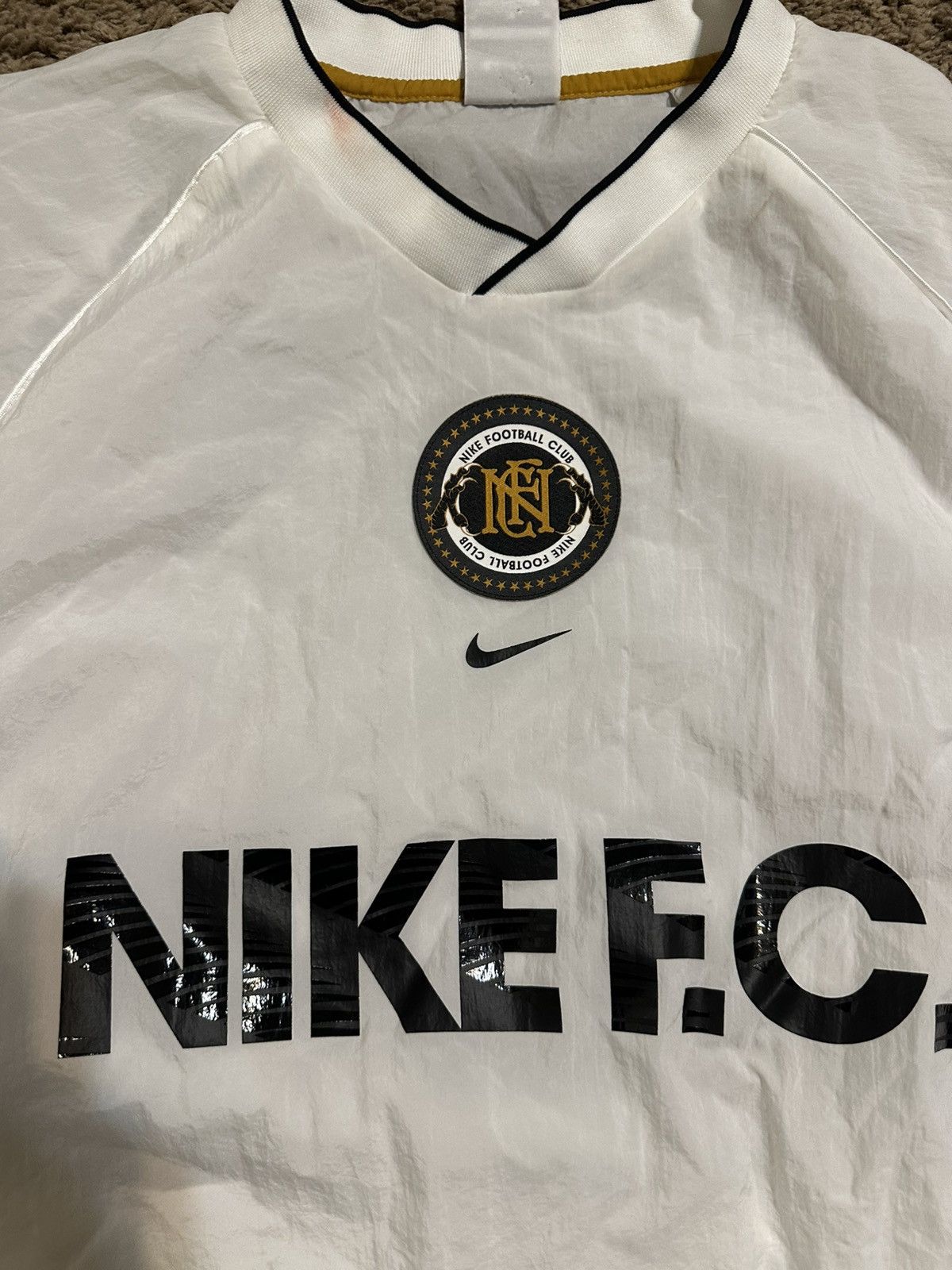 Nike × Vintage Vintage Nike FC Pullover “cut off” 00s size medium Size US M / EU 48-50 / 2 - 2 Thumbnail