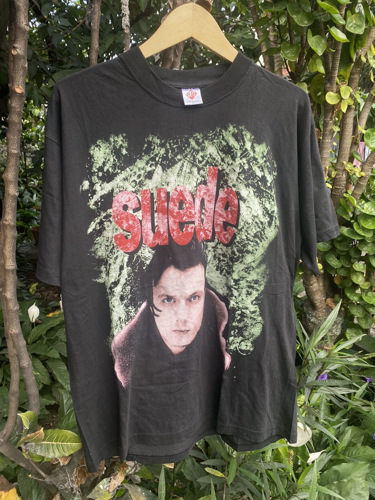 Vintage Suede band ShirtbritpopOasisRadiohead