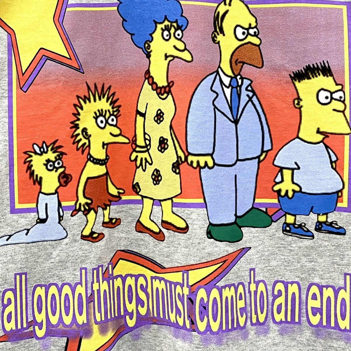 Lyrical Lemonade 2023 BY COLE BENNETT ITEM #063 SIMPSONS GREY T-SHIRT (S) Size US S / EU 44-46 / 1 - 2 Thumbnail