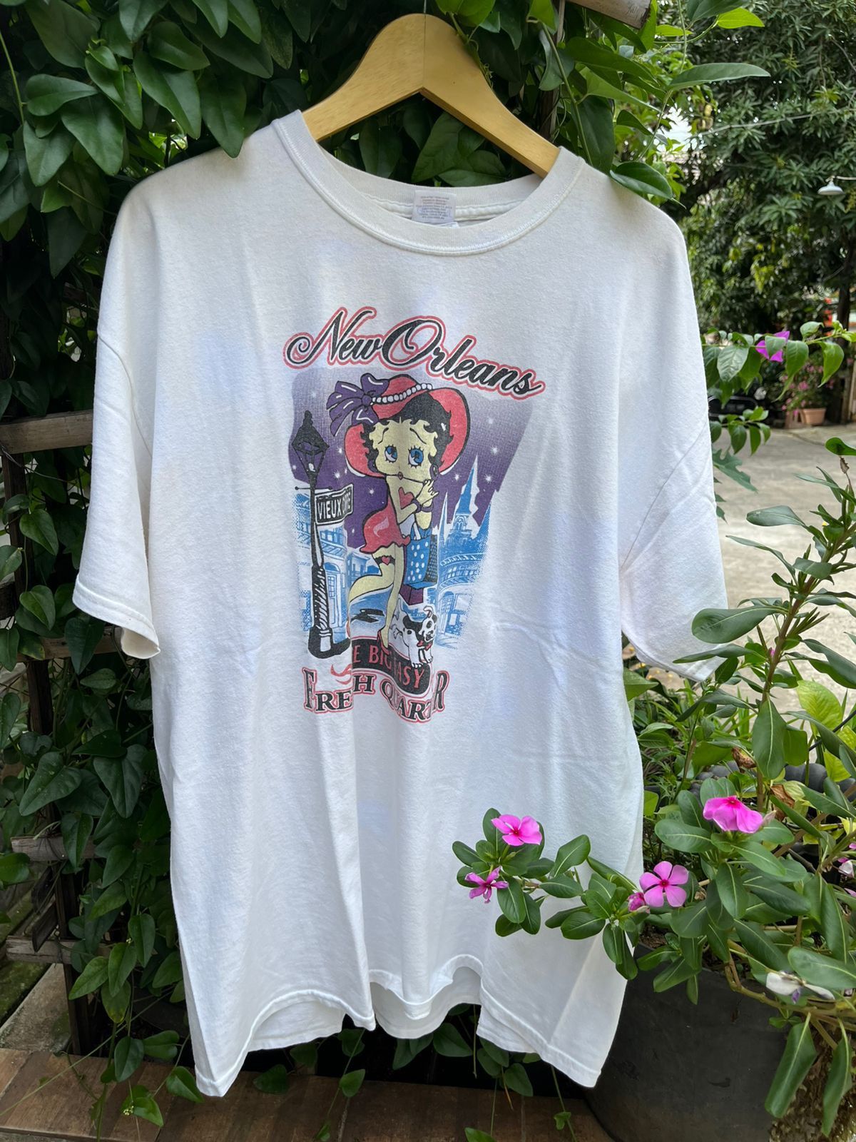 Cartoon Network × Gildan × Vintage vtg betty boop new orleans big earls tee tshirt Size US XL / EU 56 / 4 - 1 Thumbnail