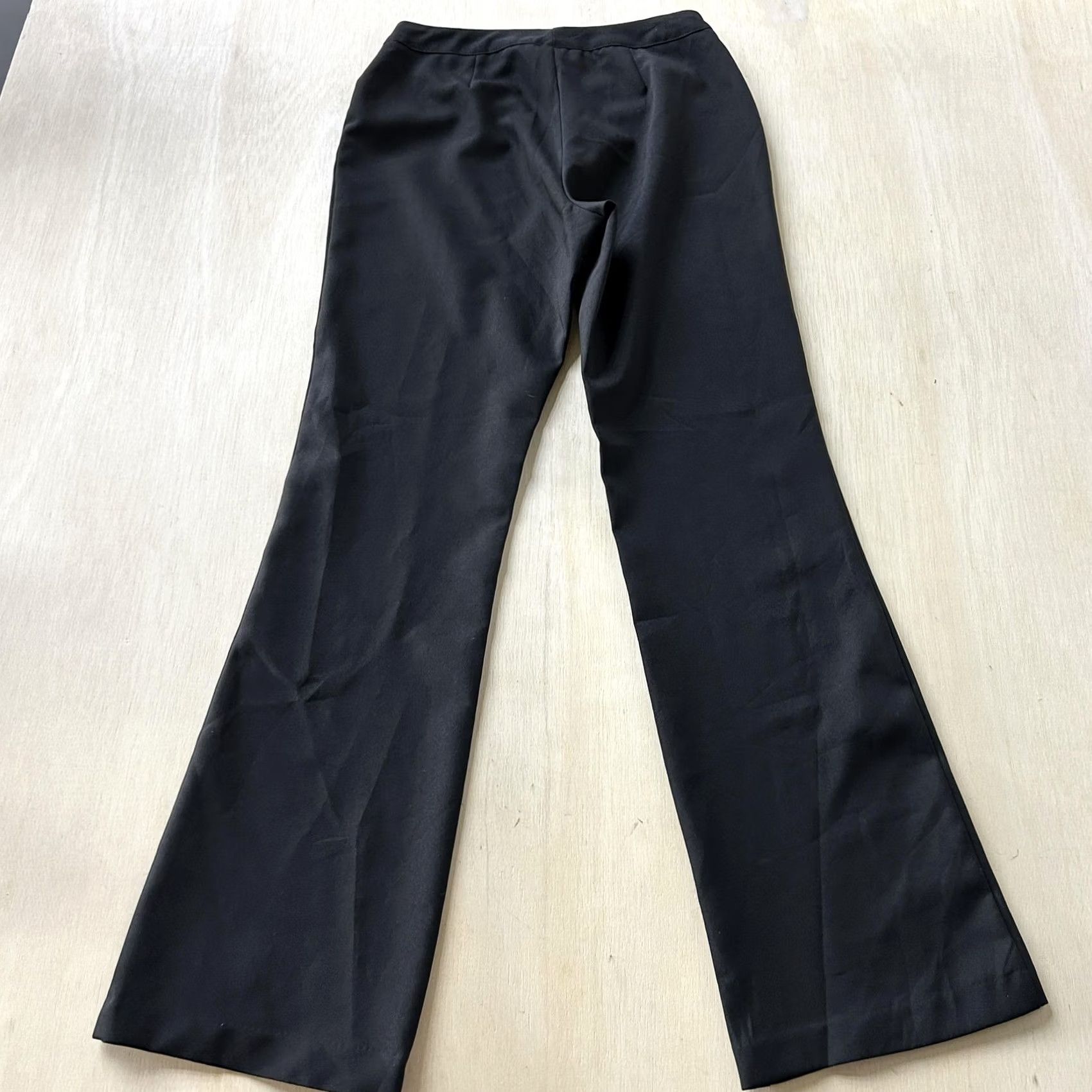 Vintage VINTAGE Dress Pants Womens 7 Black Bootcut Flat Front Pockets Work Office Career Womens Mens? Size 28" / US 6 / IT 42 - 3 Thumbnail