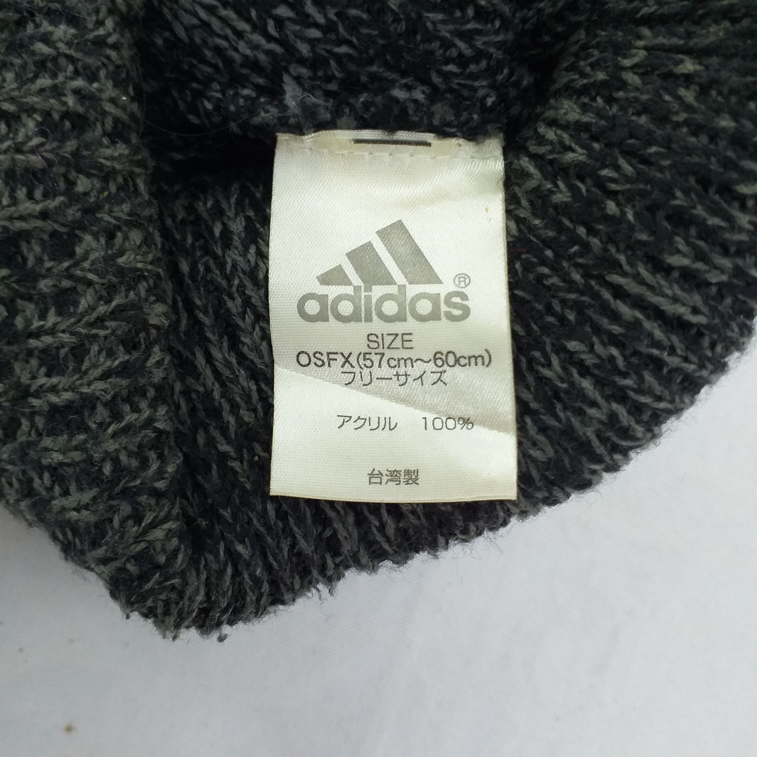 Adidas Vintage Adidas Plain Snow Cap Beanie Hat - BN218 Size ONE SIZE - 4 Thumbnail