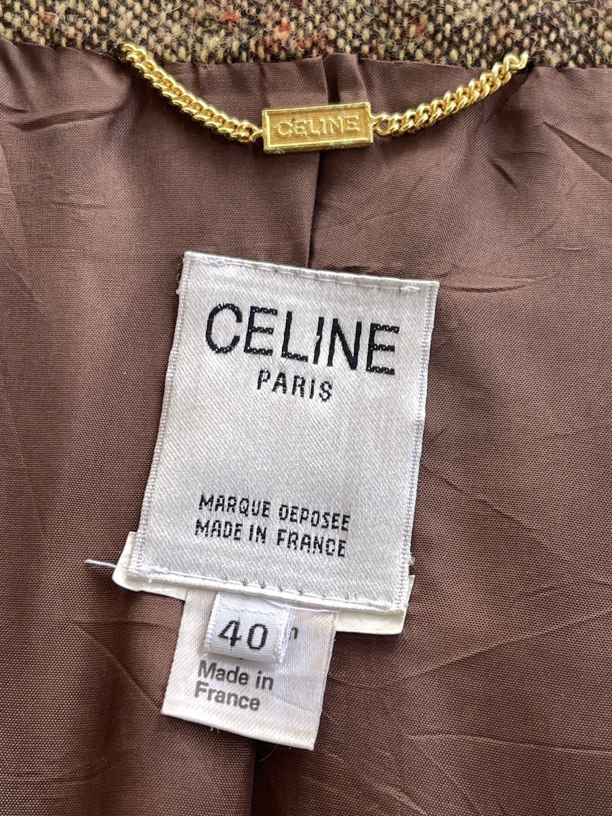 Celine Celine Luxury Wool Tweed Coats Size M / US 6-8 / IT 42-44 - 9 Thumbnail