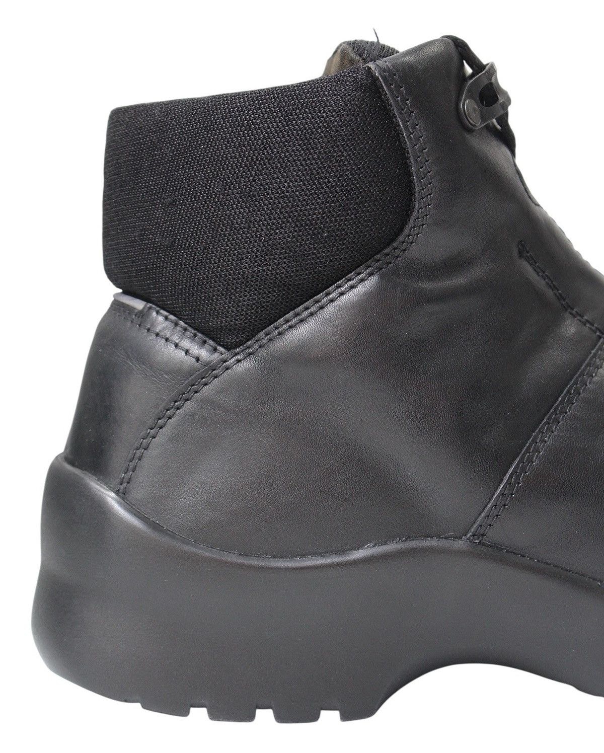 Hugo Boss 2000S HUGO BOSS SPORT BLACK LEATHER COMBAT BOOTS Size US 10 / EU 43 - 7 Thumbnail