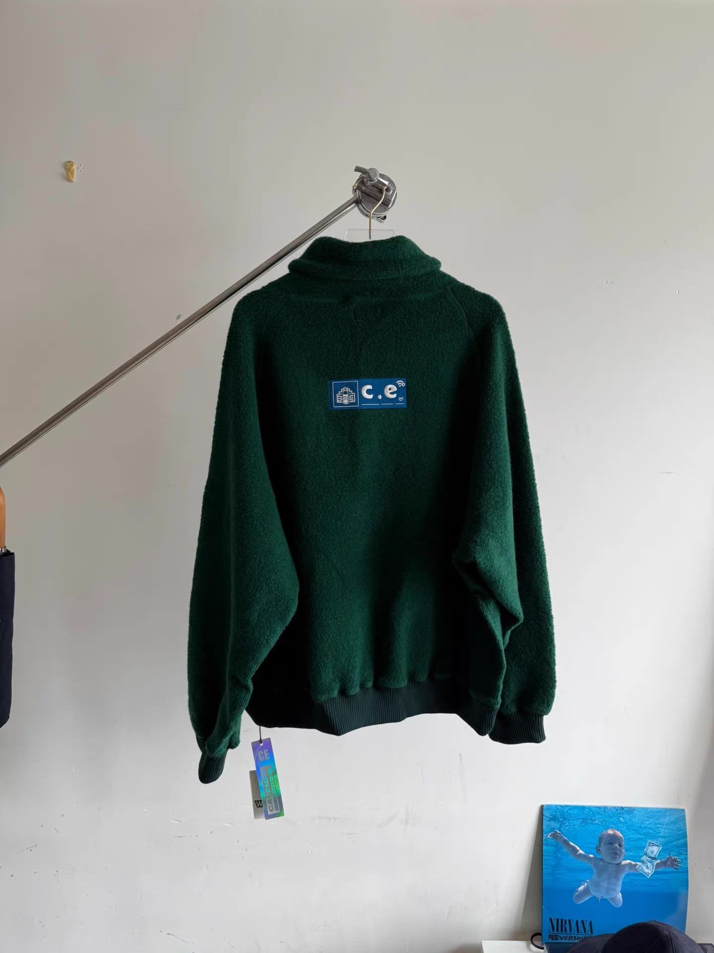 Cav Empt C.E Cavempt 21AW wool fleece jacket Q17 Size US XL / EU 56 / 4 - 2 Thumbnail